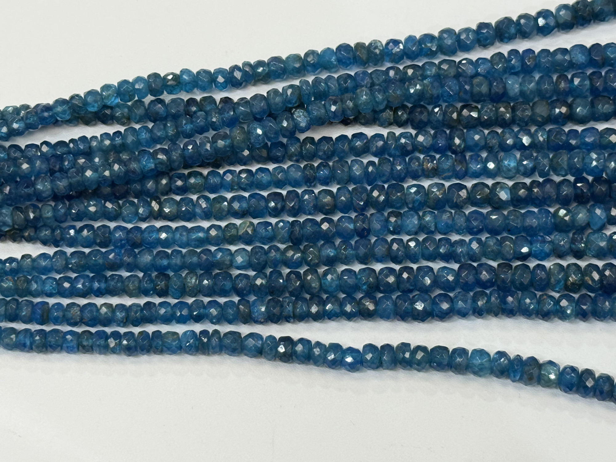 Apatite Rondelle Faceted