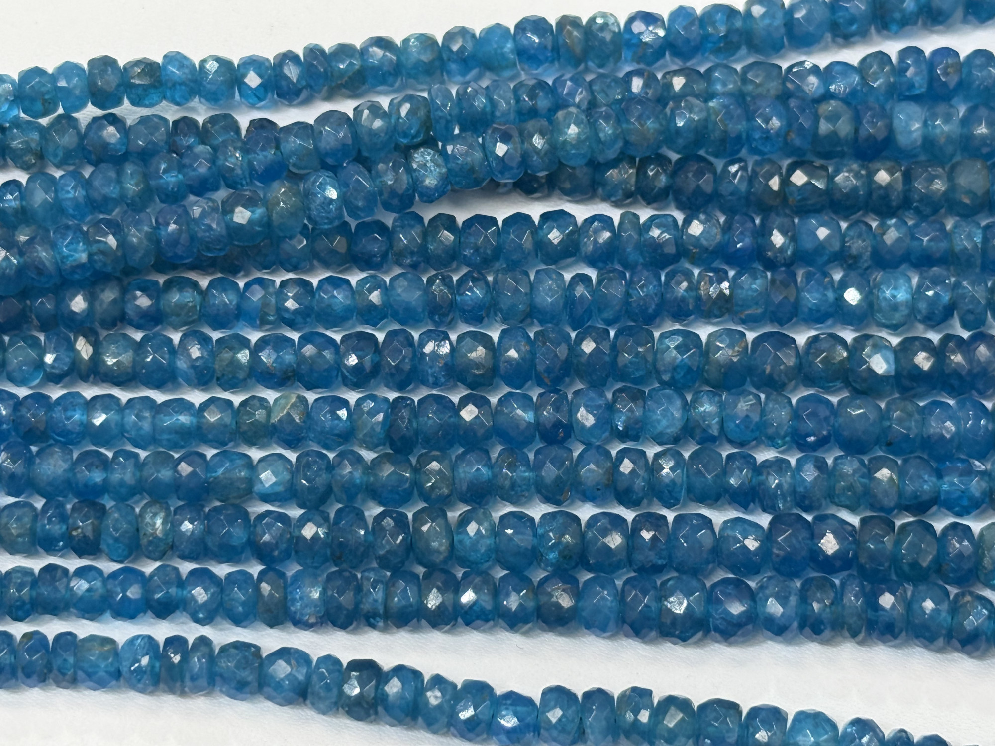 Apatite Rondelle Faceted