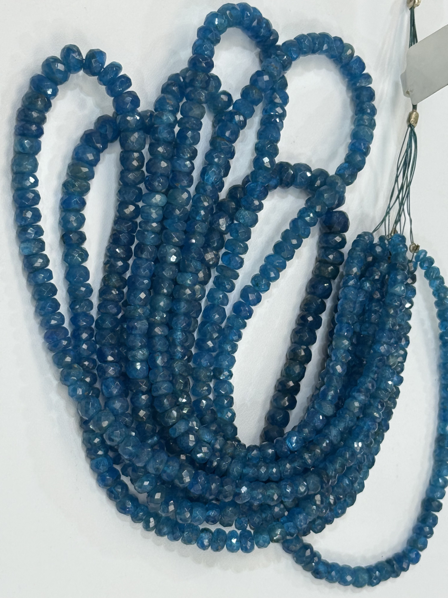 Apatite Rondelle Faceted