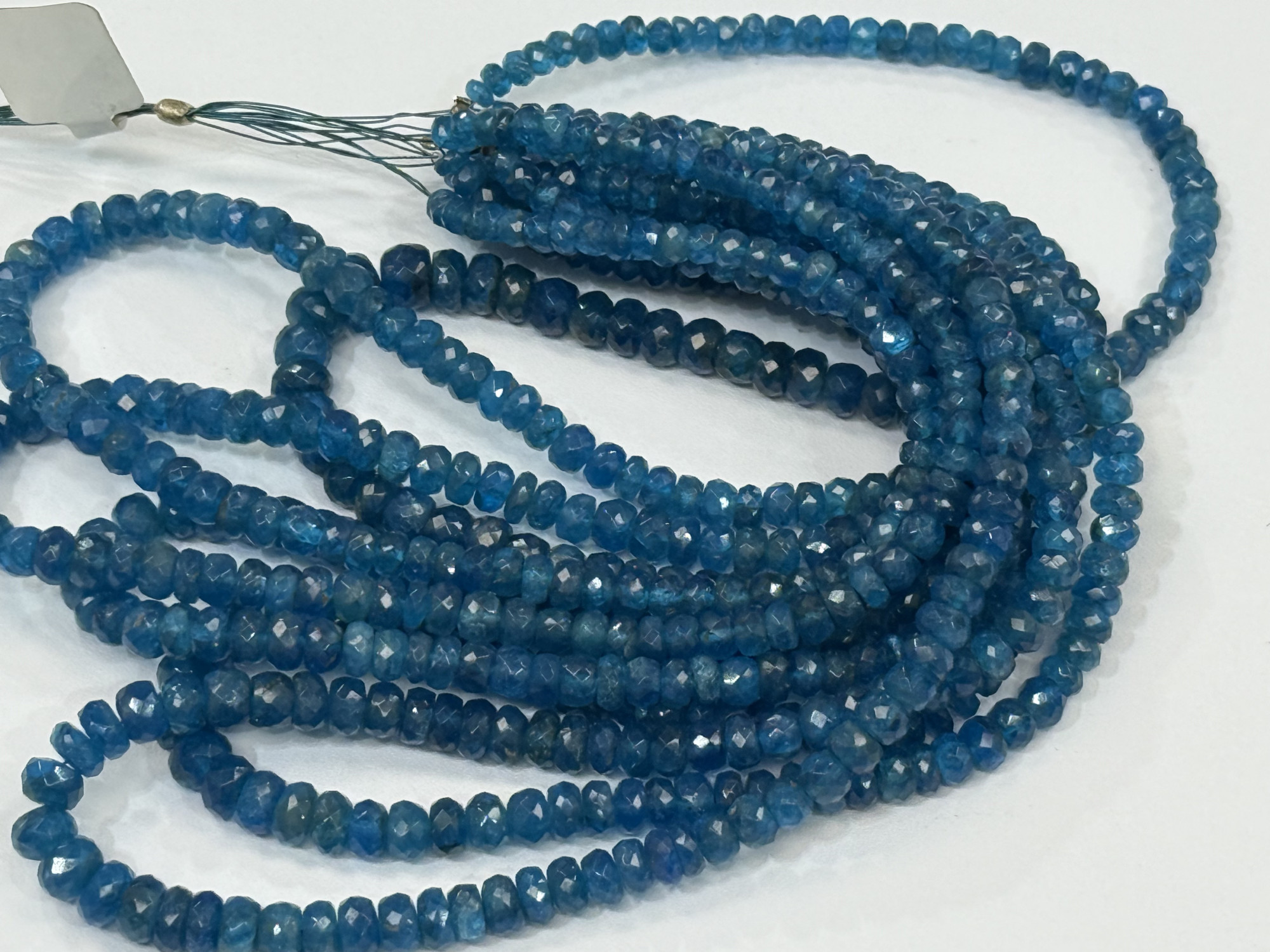Apatite Rondelle Faceted