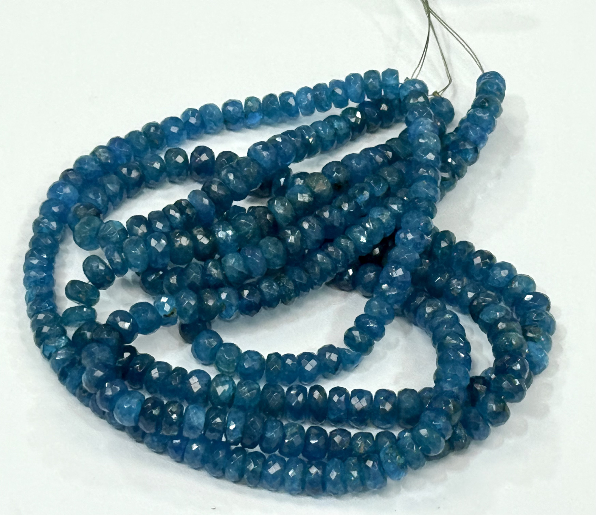 Apatite Rondelle Faceted