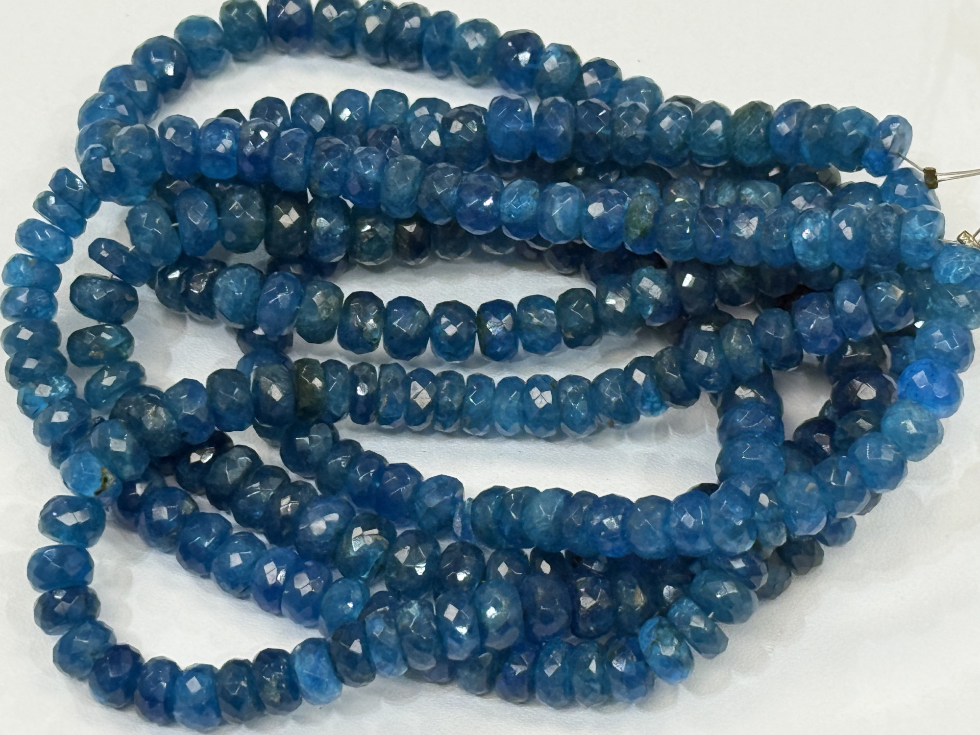 Apatite Rondelle Faceted