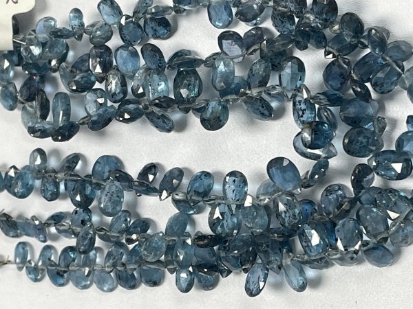 Teal Kyanite Pear Faceted