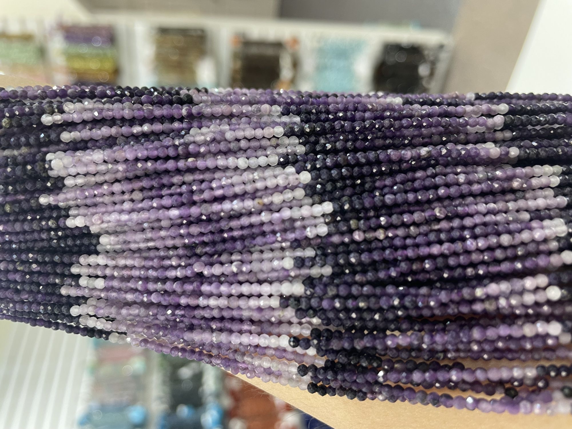 Flourite Rondelle Faceted