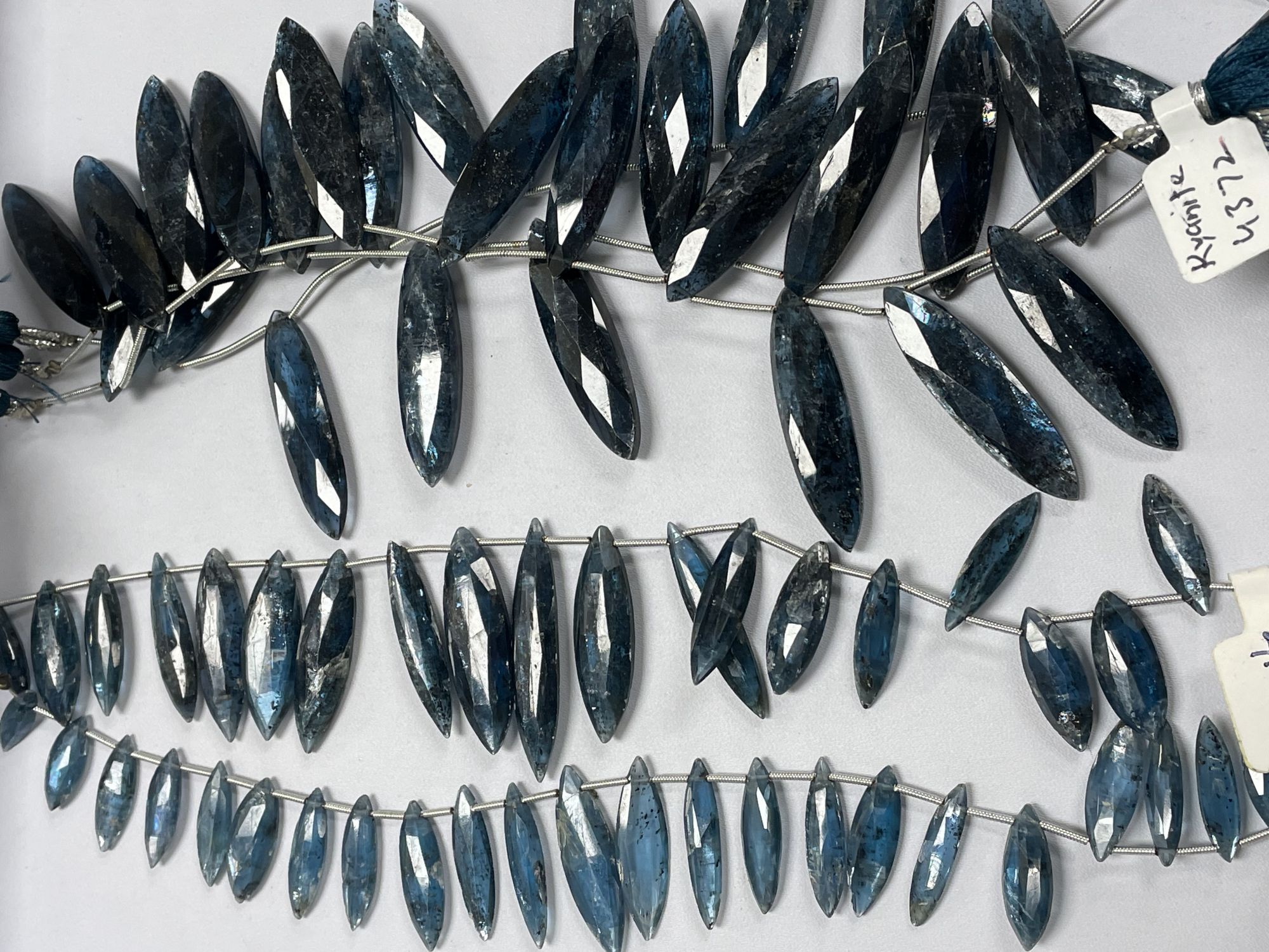 Teal Kyanite Marquise Faceted