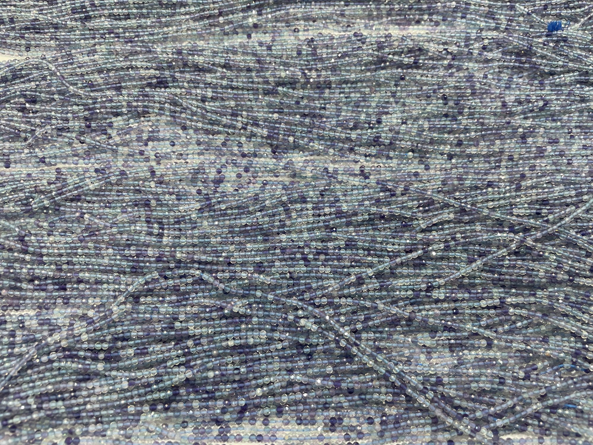 Flourite Rondelle Faceted