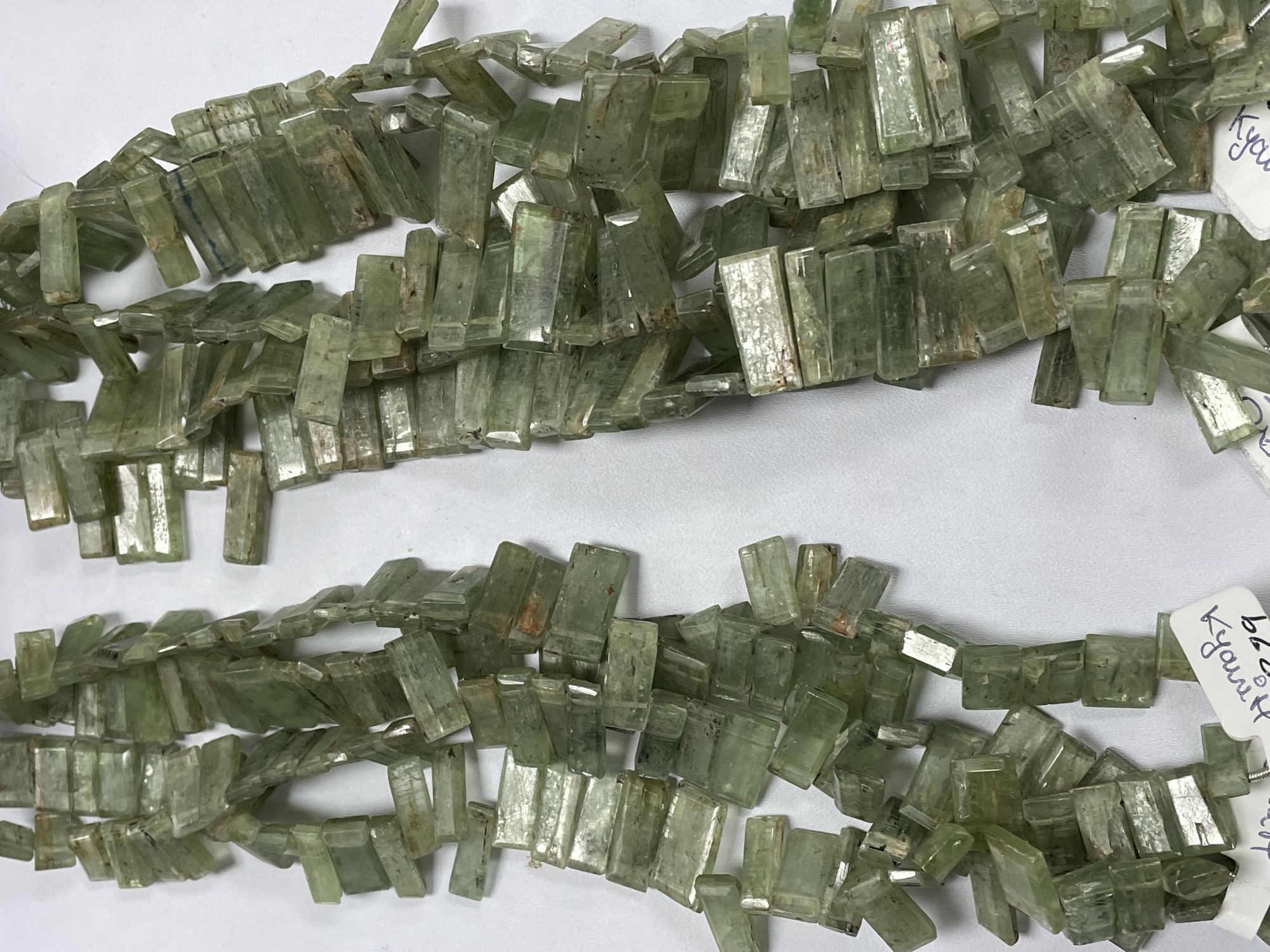 Green Kyanite Rectangle Faceted