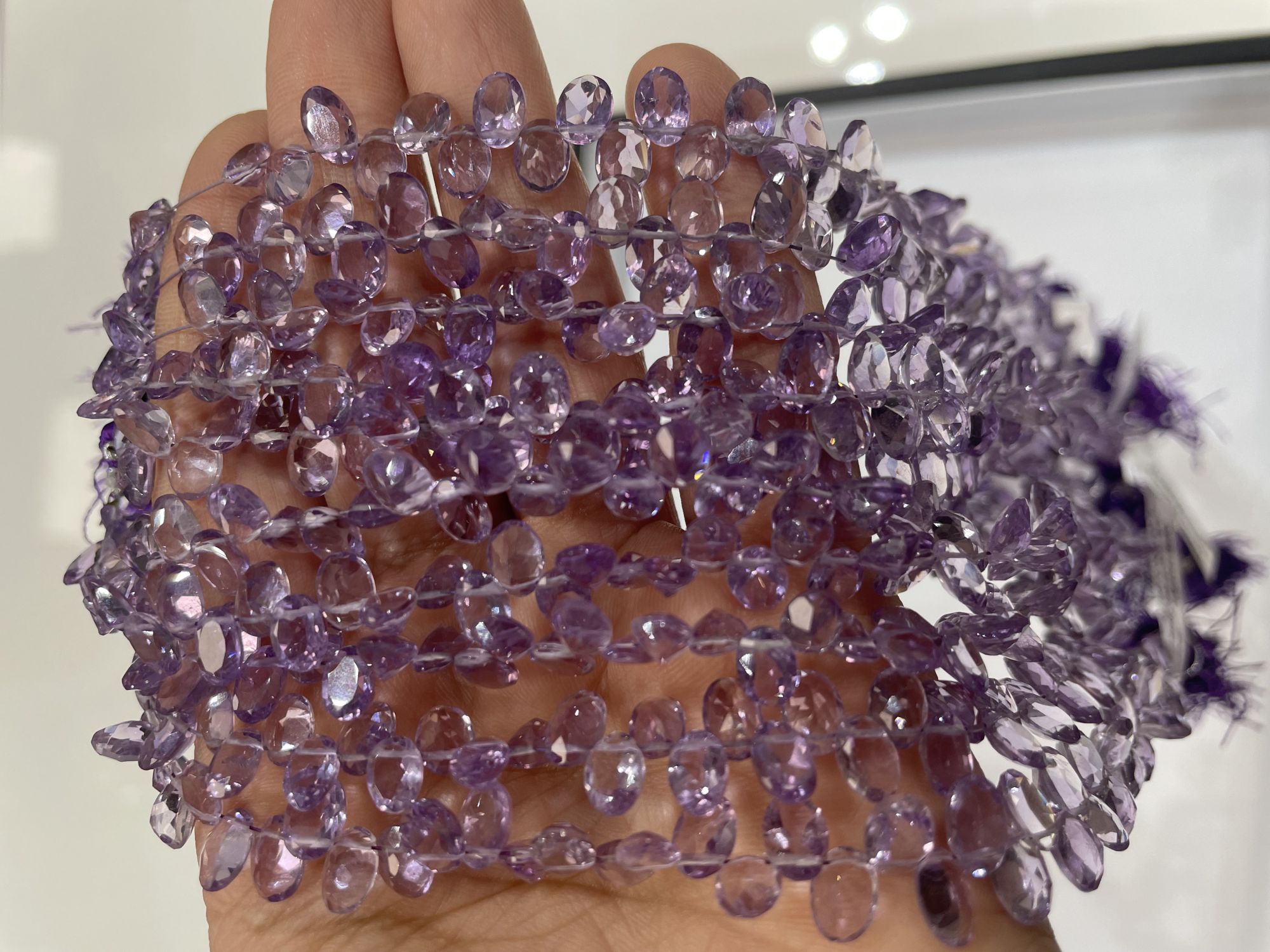 Purple Amethyst Oval Faceted