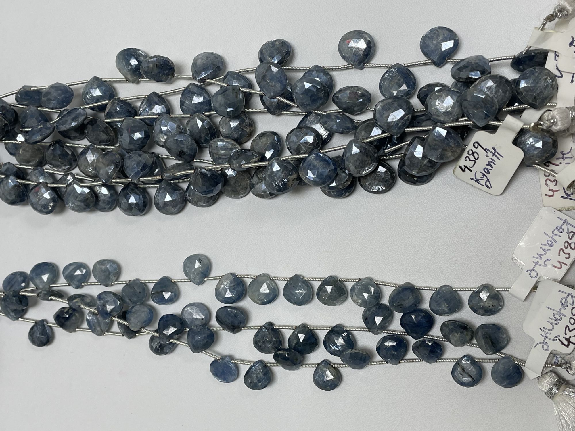 Coated Kyanite Heart Faceted