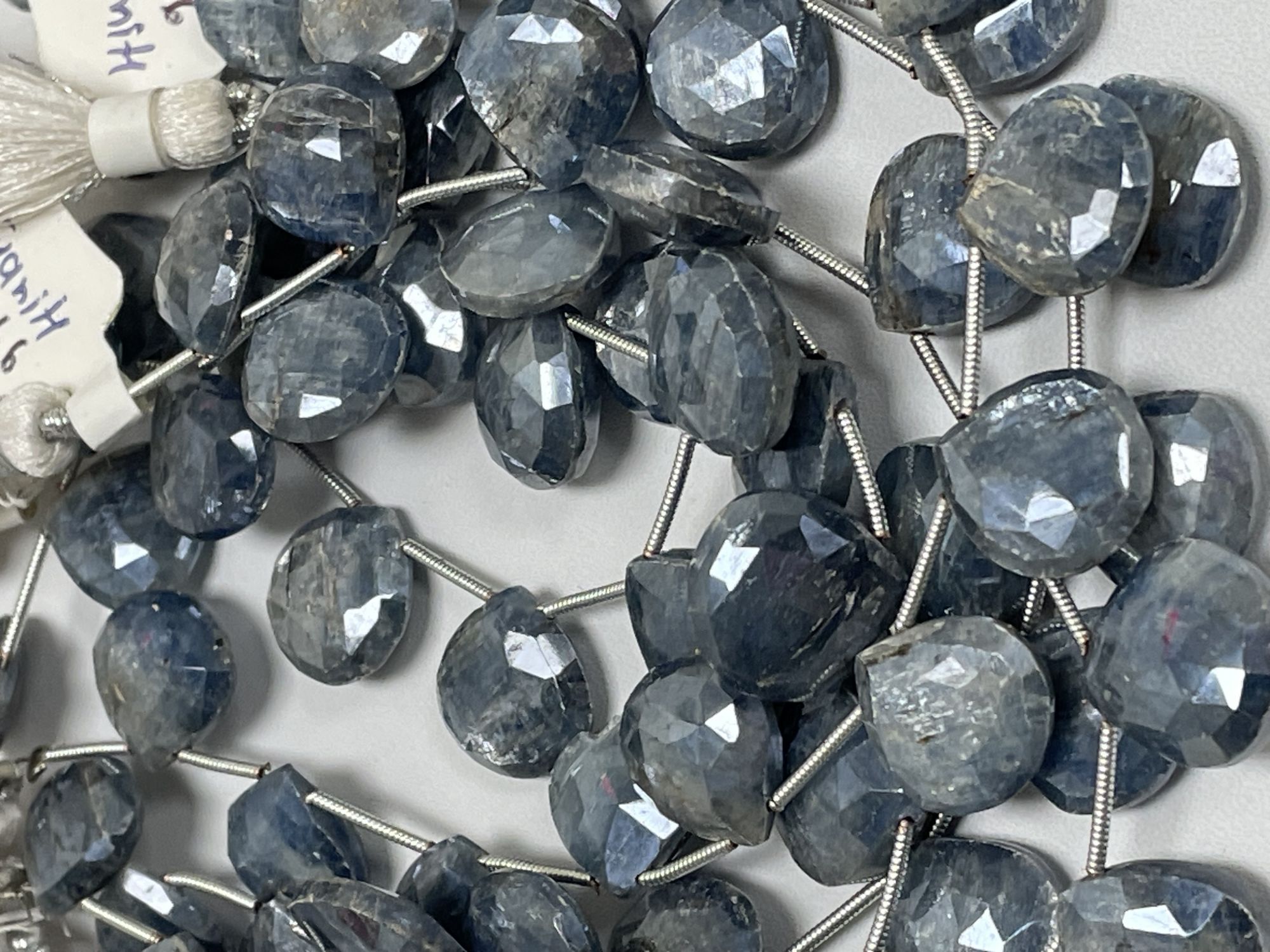 Coated Kyanite Heart Faceted