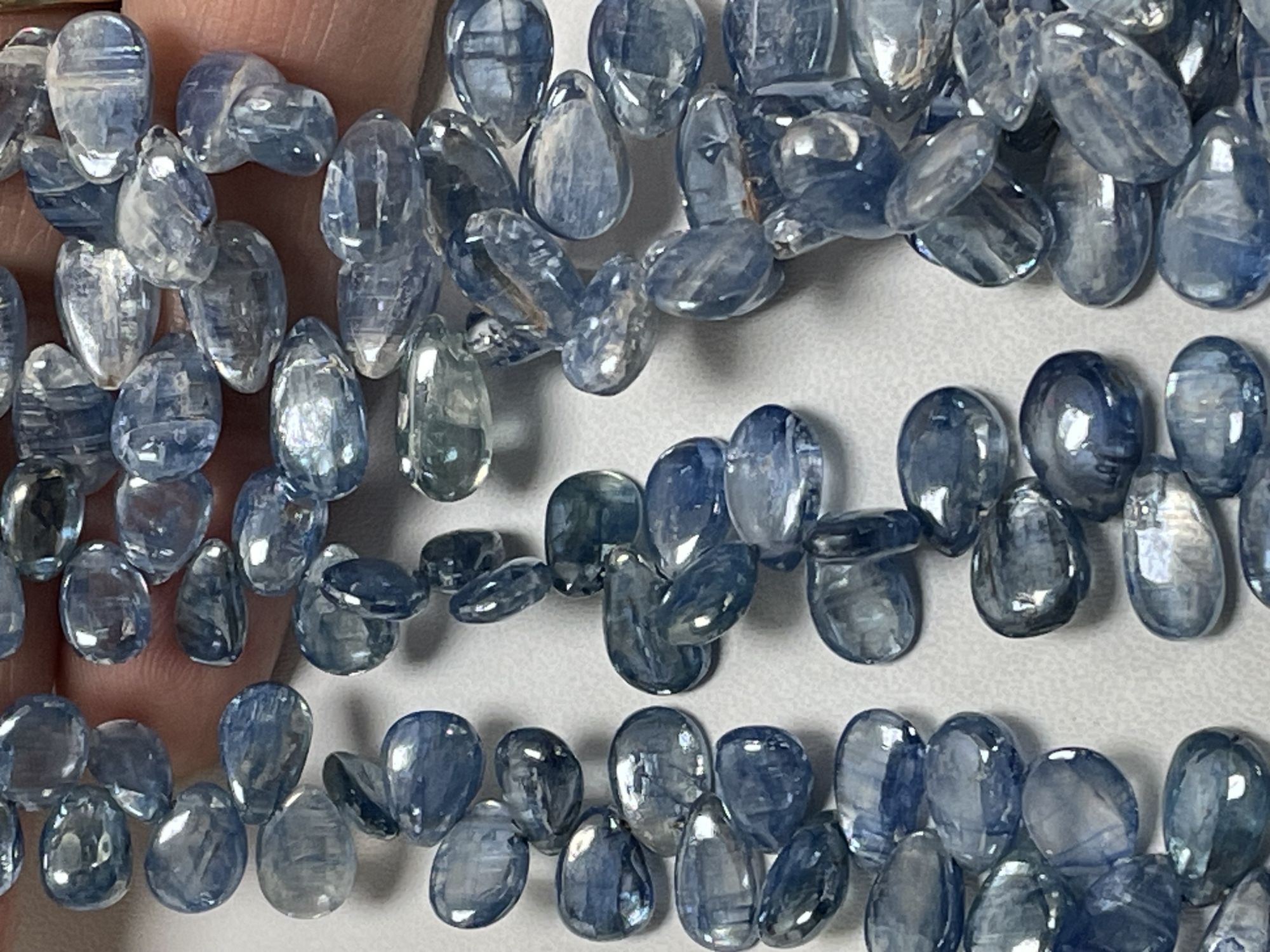 Coated Kyanite Pear Smooth