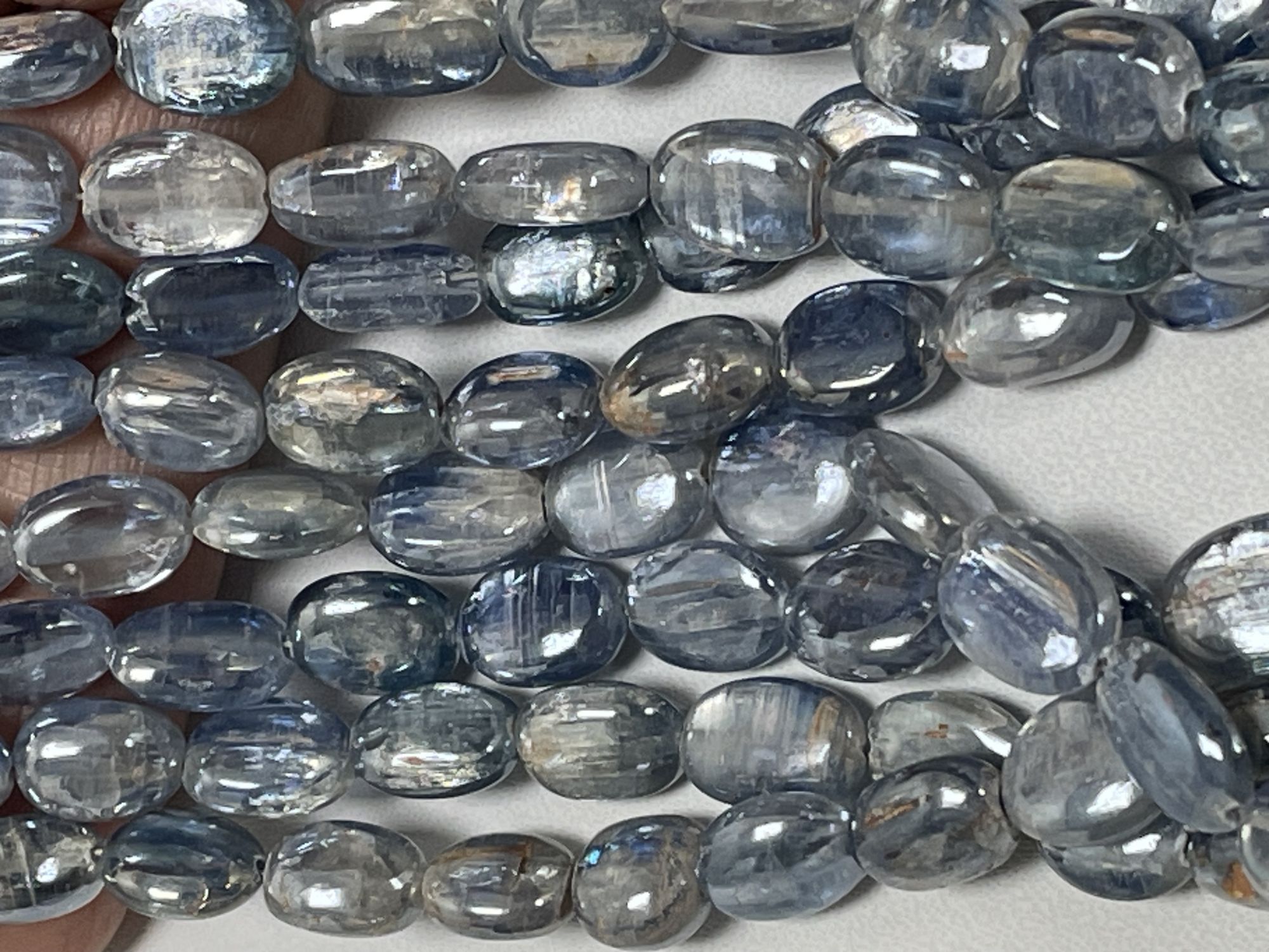 Coated Kyanite Oval Smooth