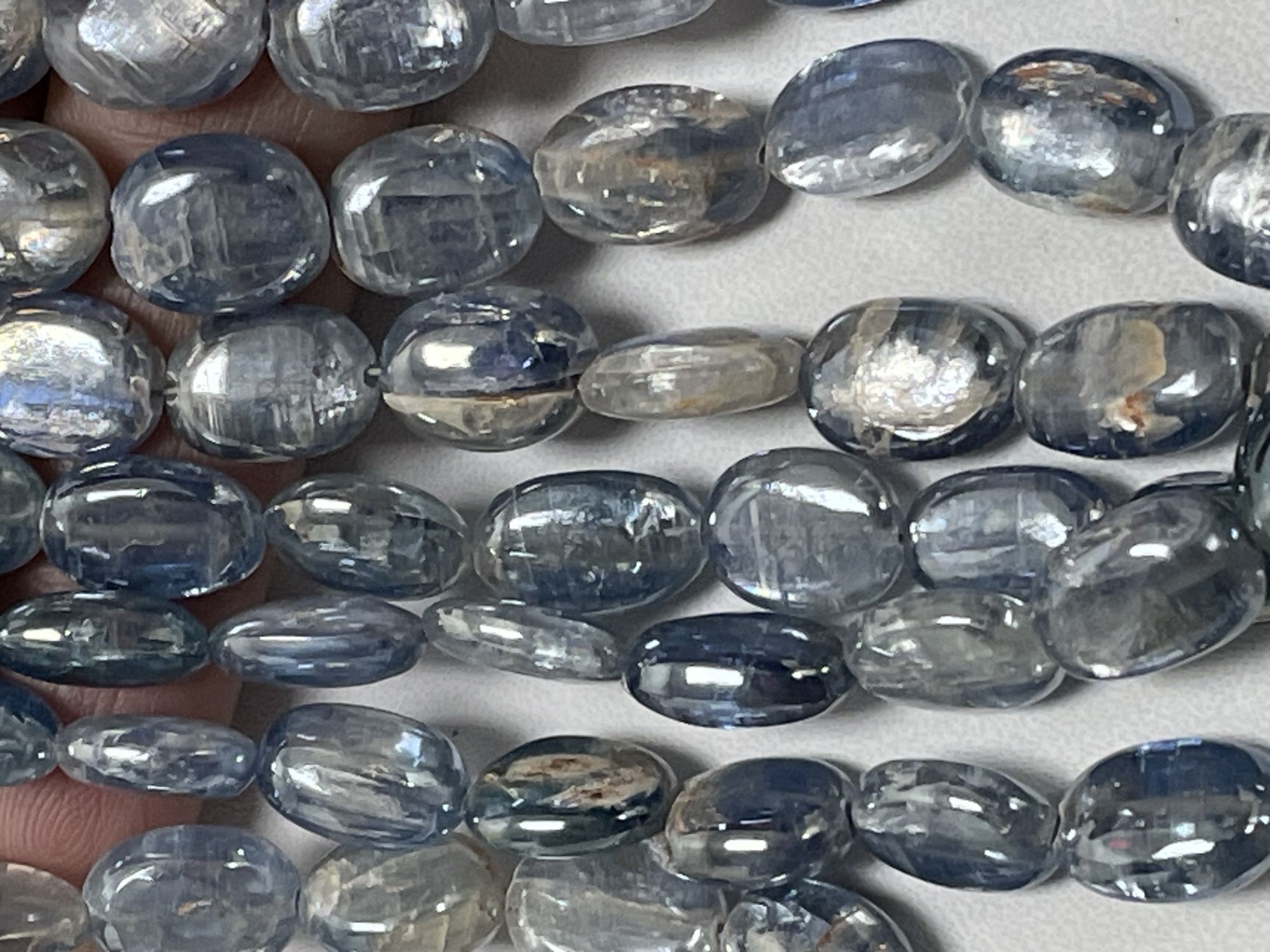 Coated Kyanite Oval Smooth