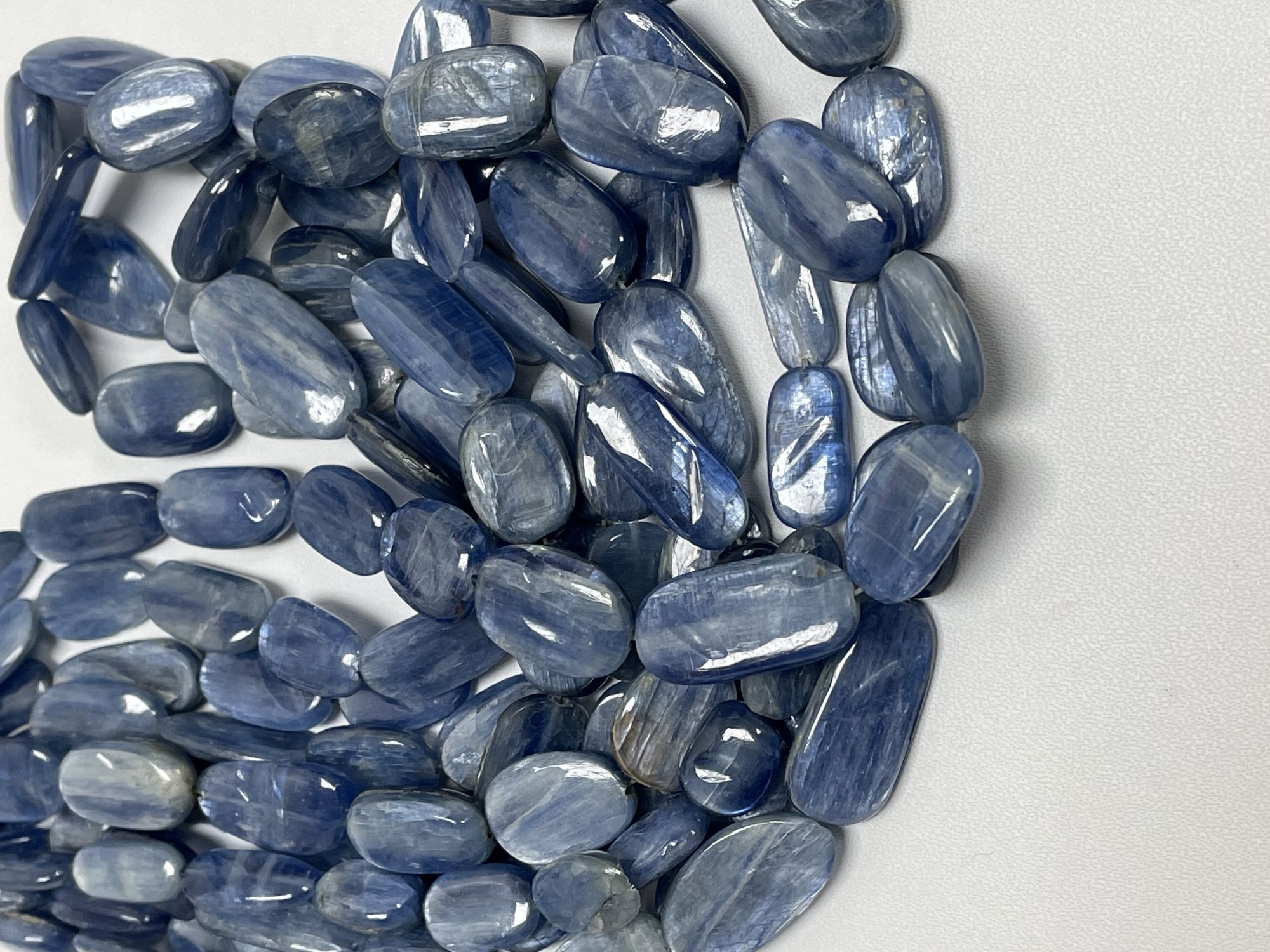 Blue Kyanite Carved Nugget Smooth