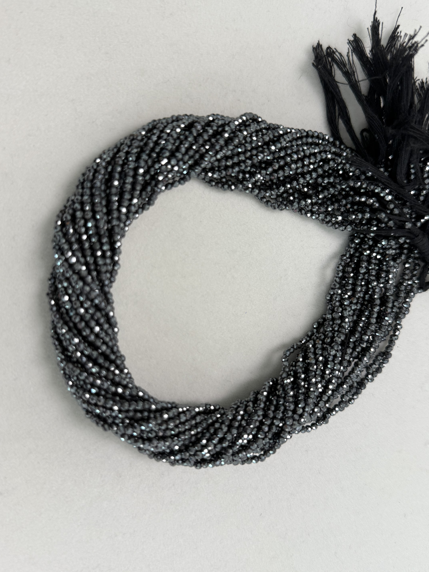 Hematite Rondelle Faceted