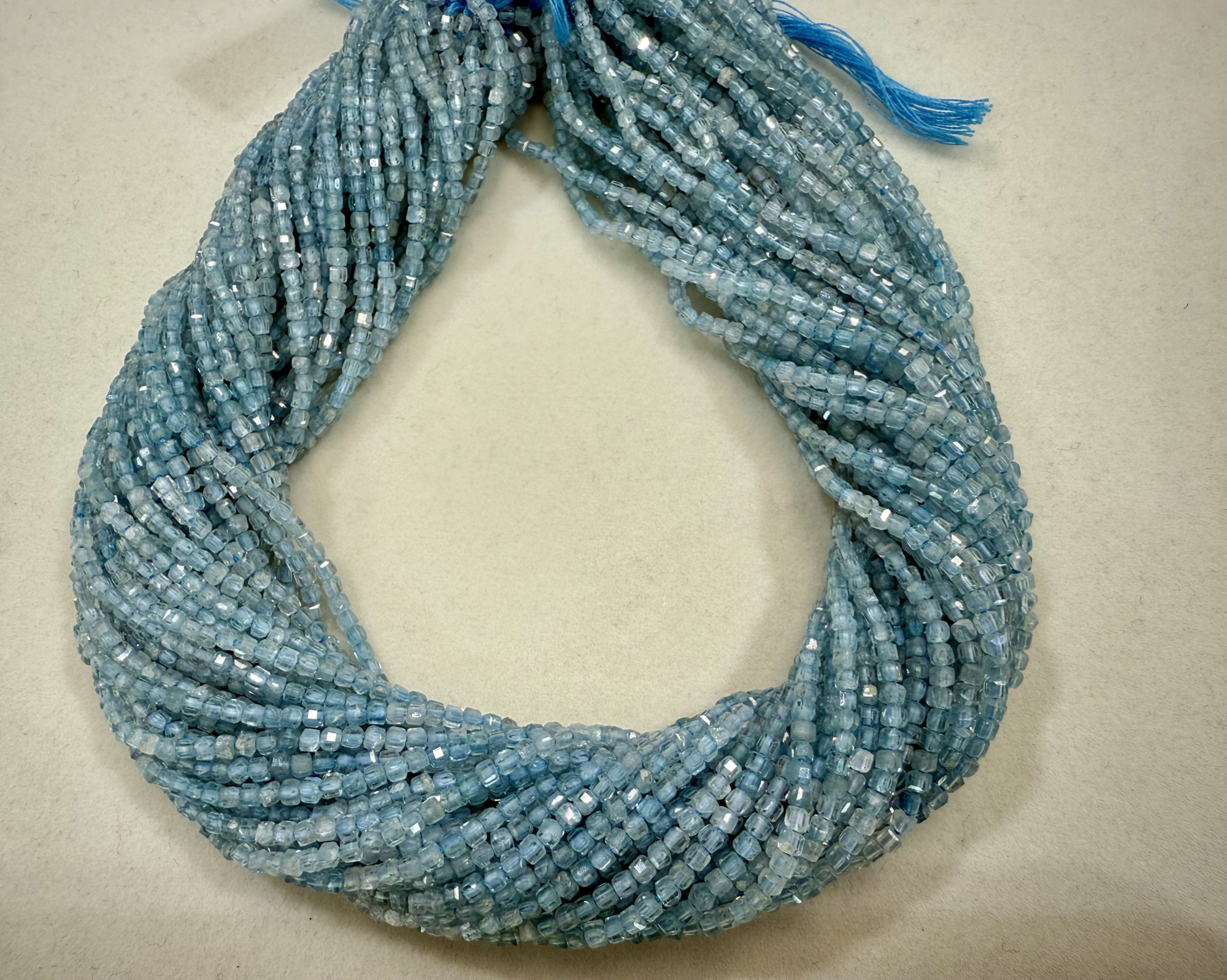 Shaded Zircon Cubes Faceted