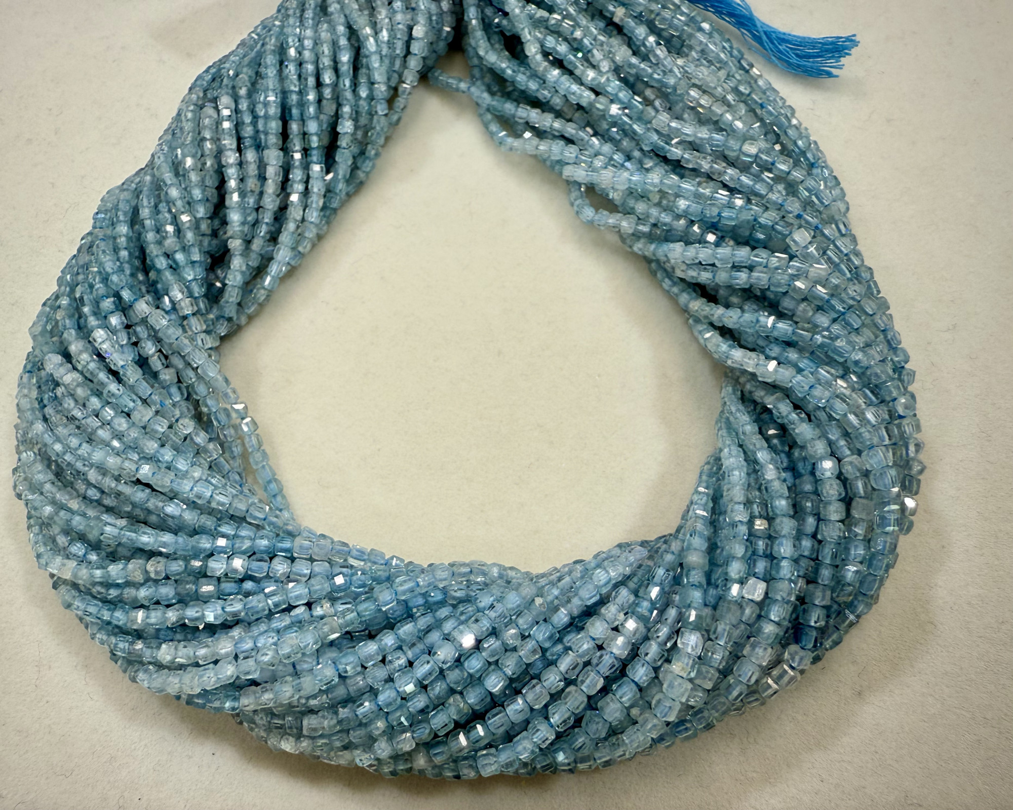 Shaded Zircon Cubes Faceted