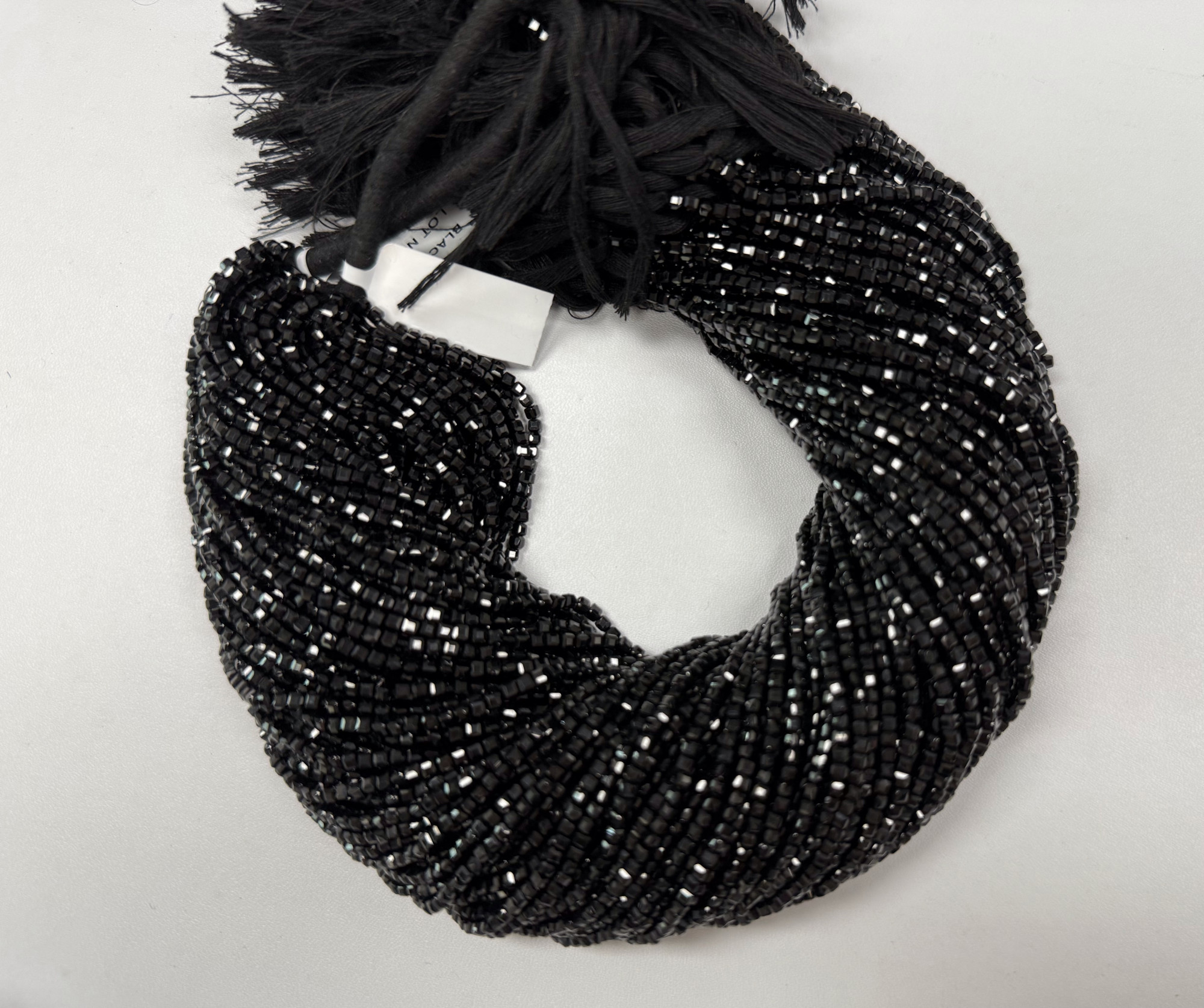 Black Onyx Cube faceted