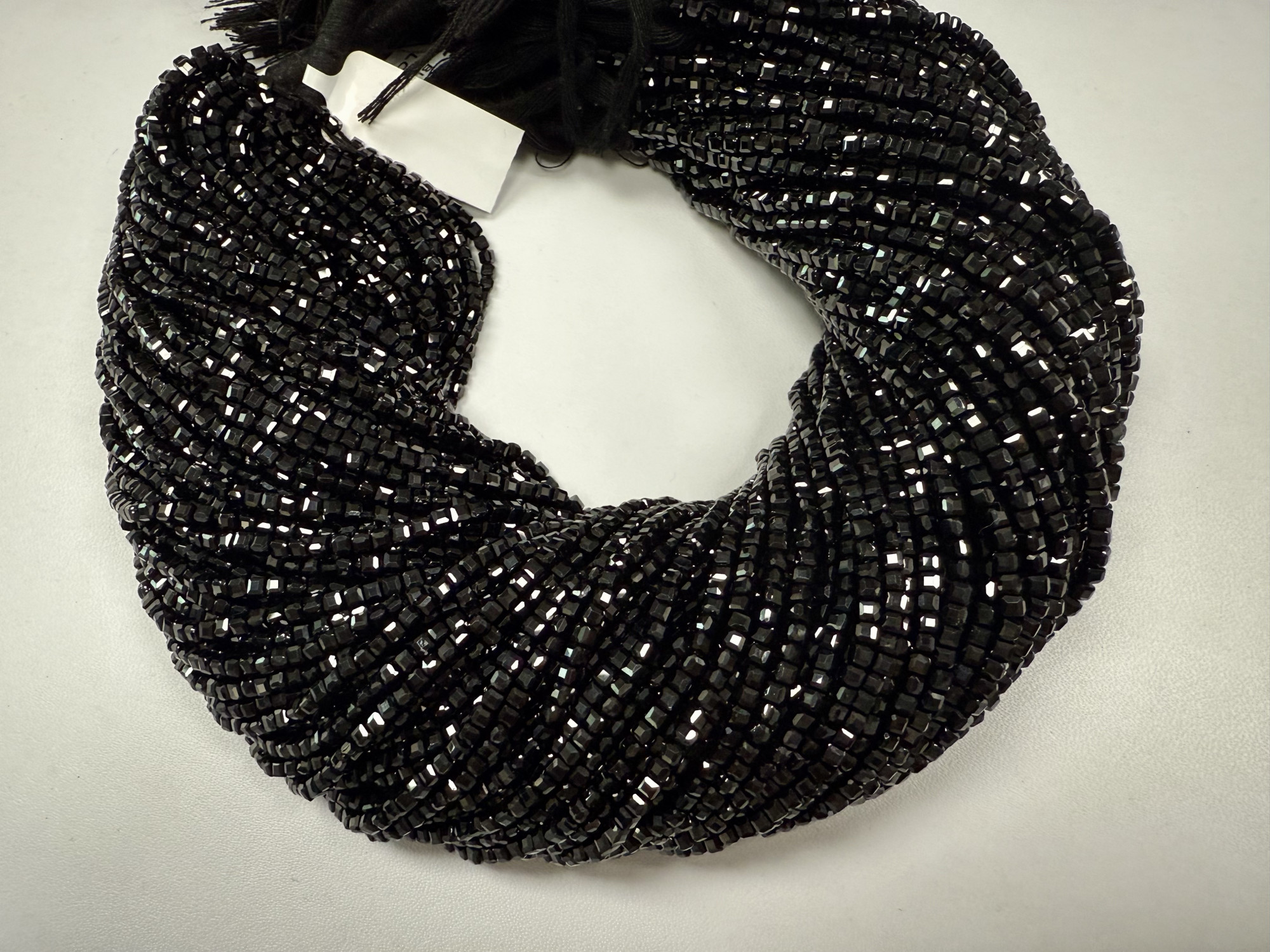 Black Onyx Cube faceted