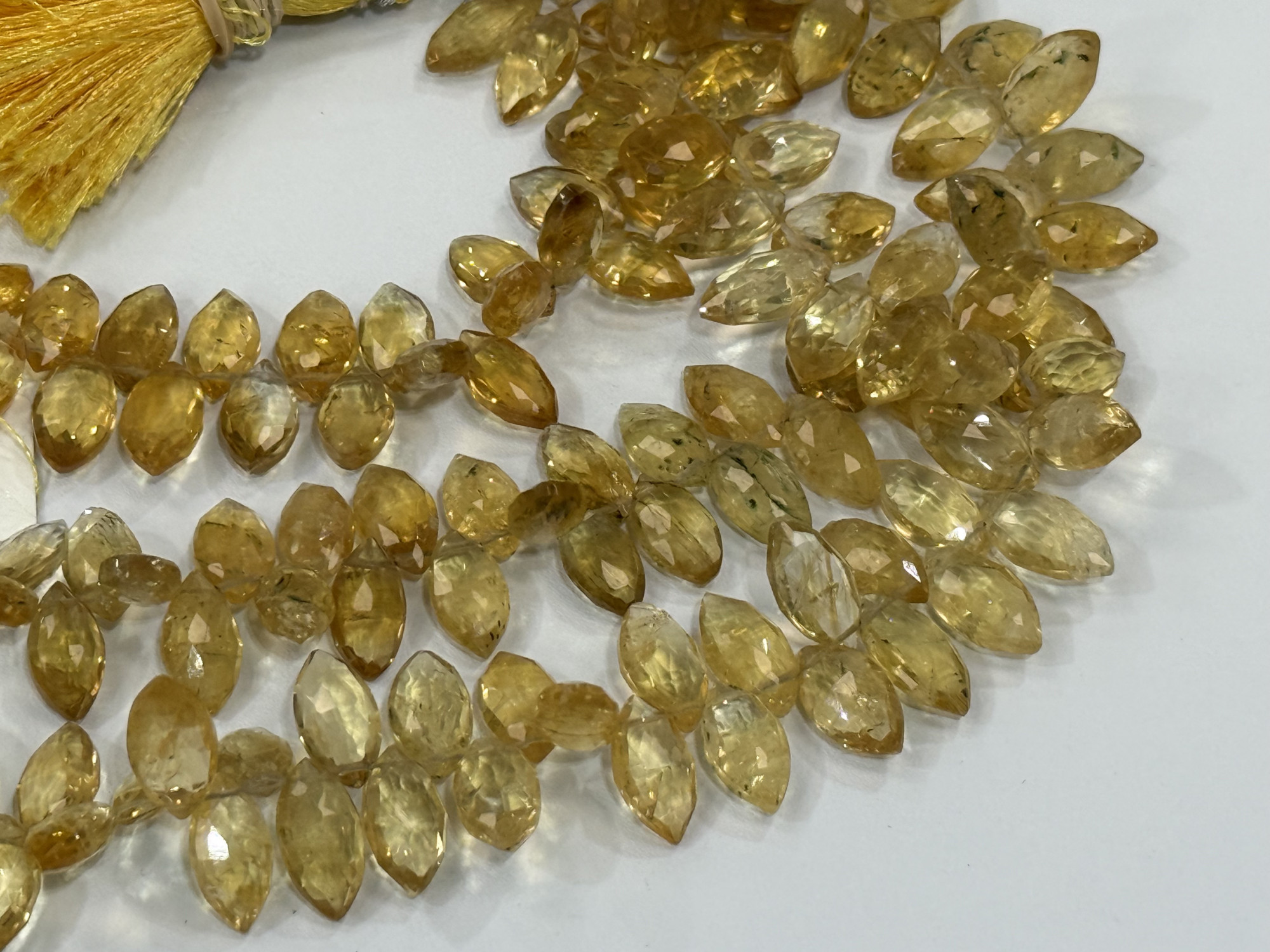 Citrine Marquise Faceted