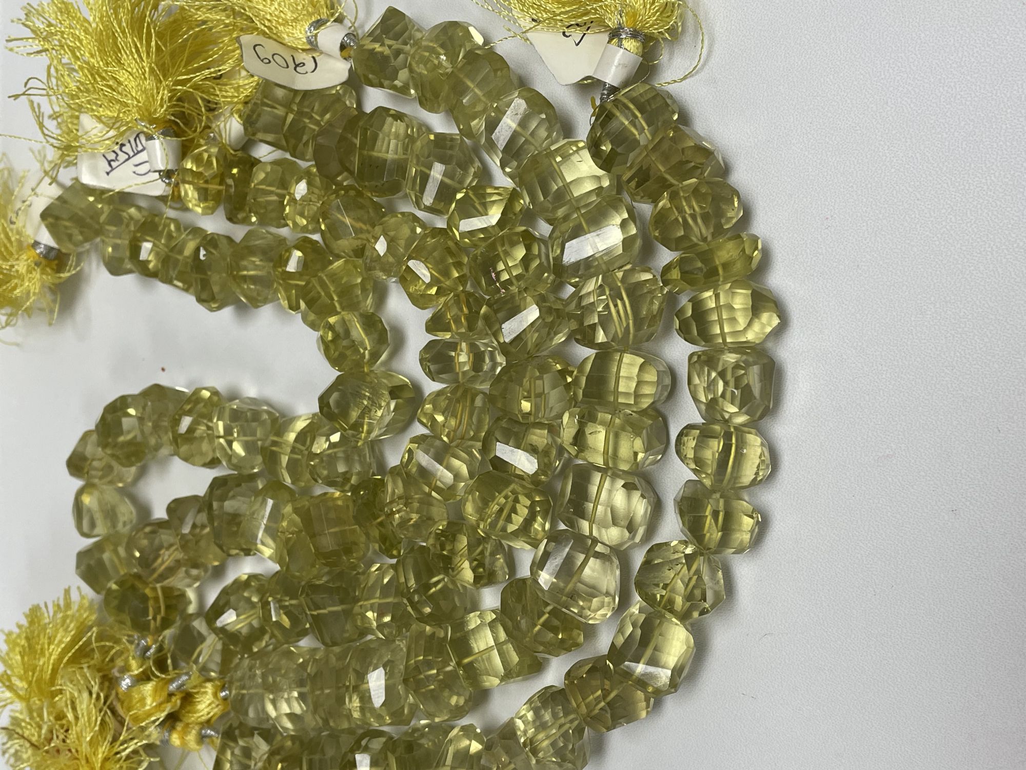 Lemon Quartz Nugget Faceted