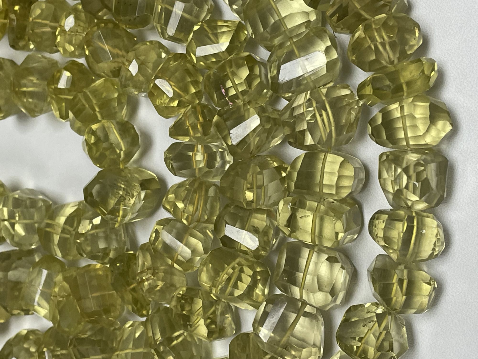 Lemon Quartz Nugget Faceted