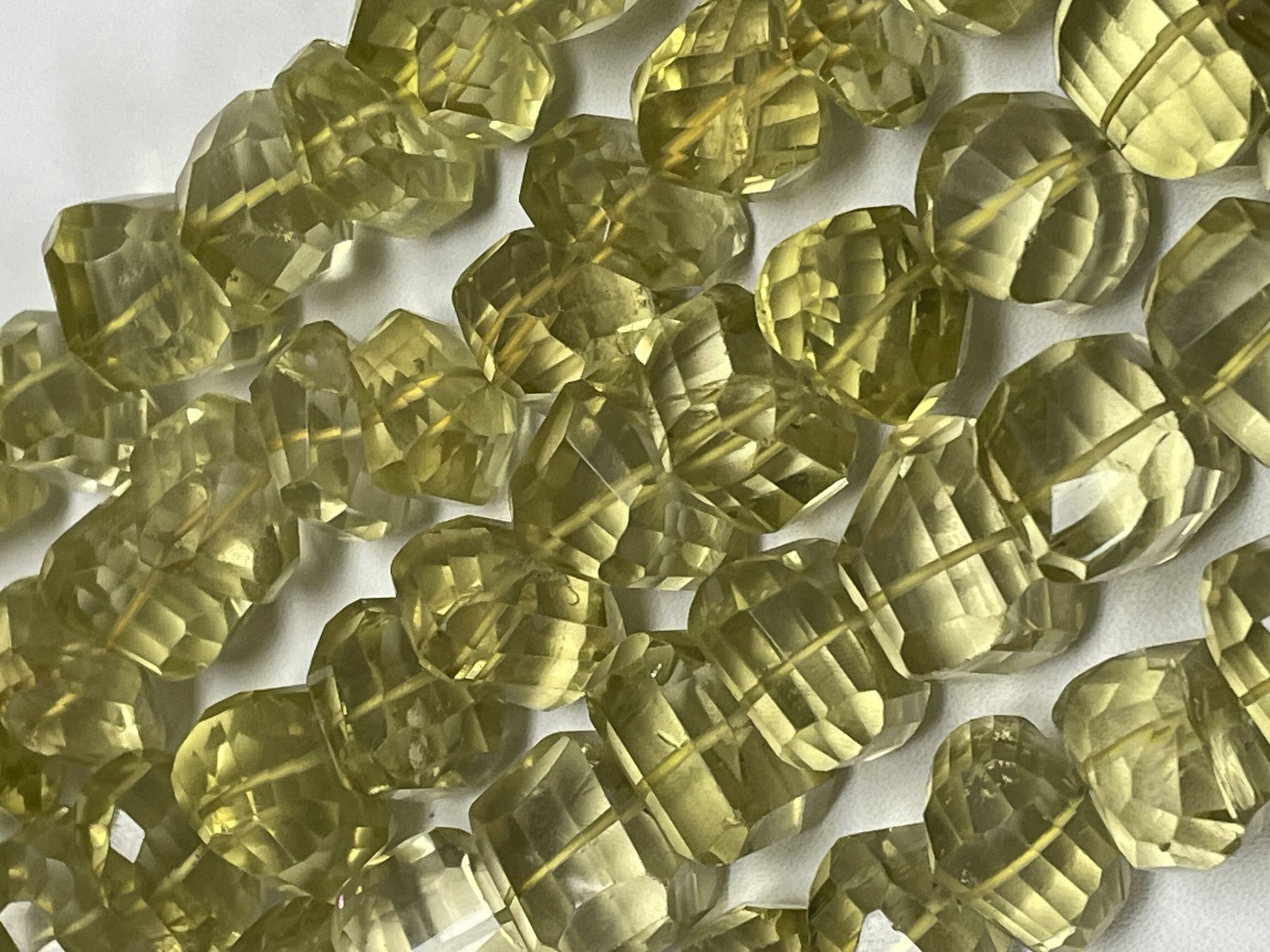 Lemon Quartz Nugget Faceted