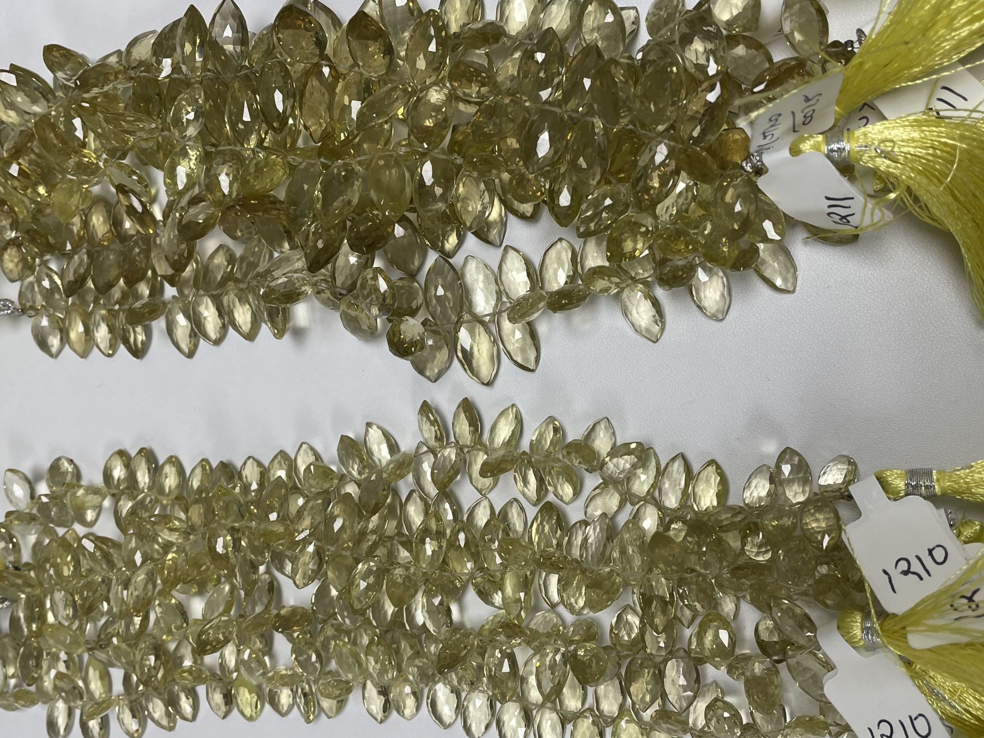 Lemon Quartz Marquise Faceted