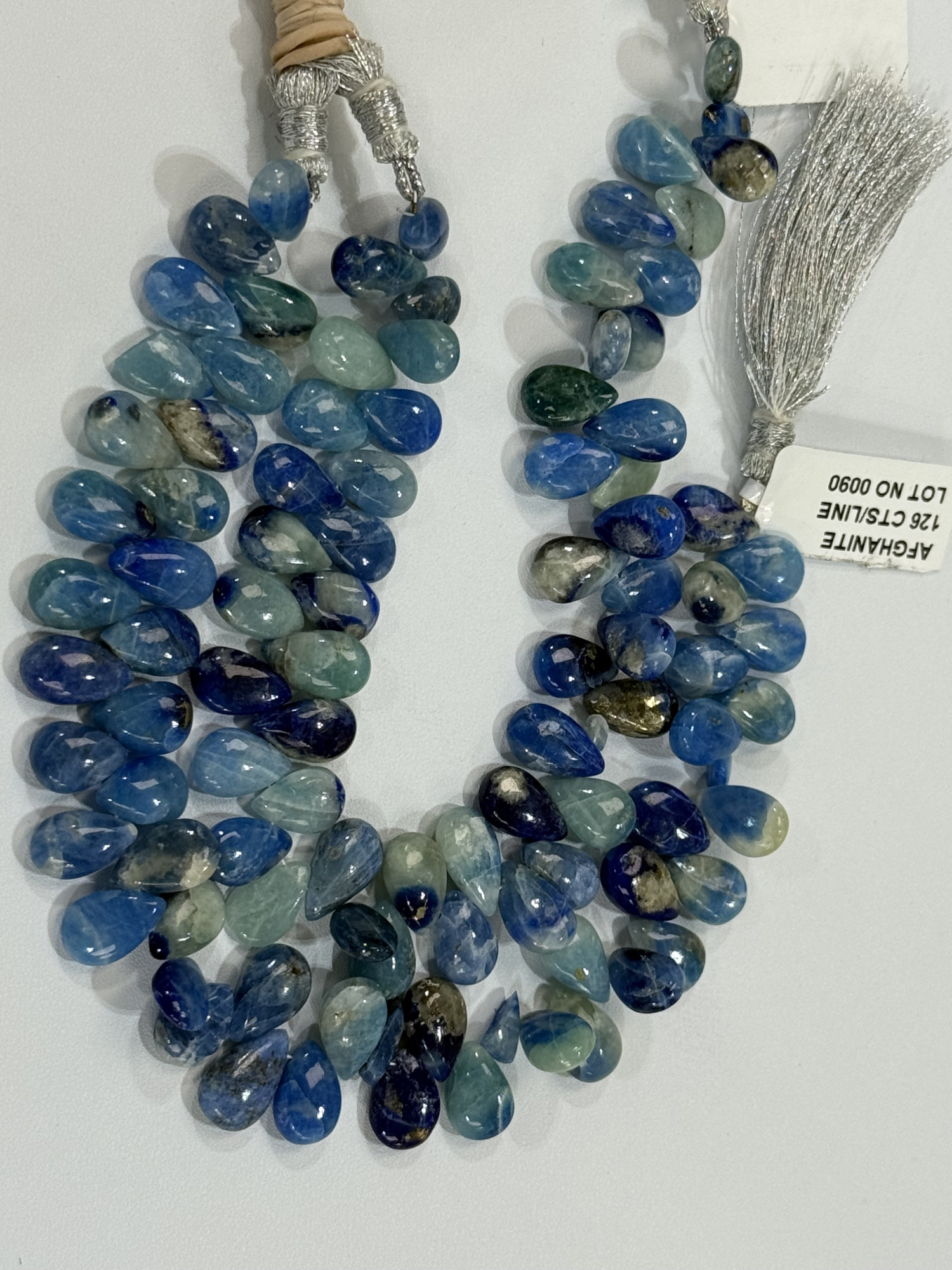 Natural Afghanite Pears Smooth