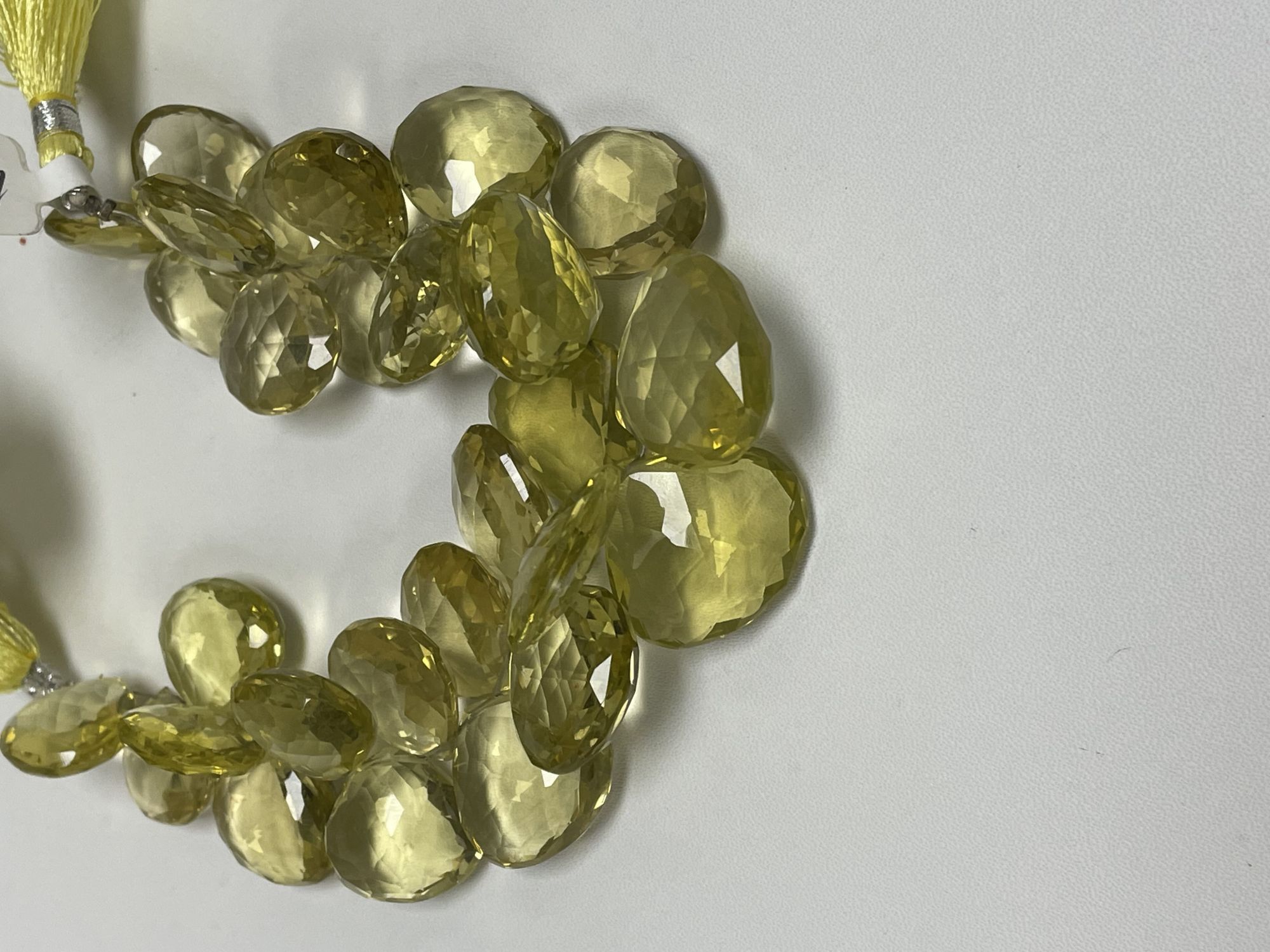 Lemon Quartz Heart Faceted