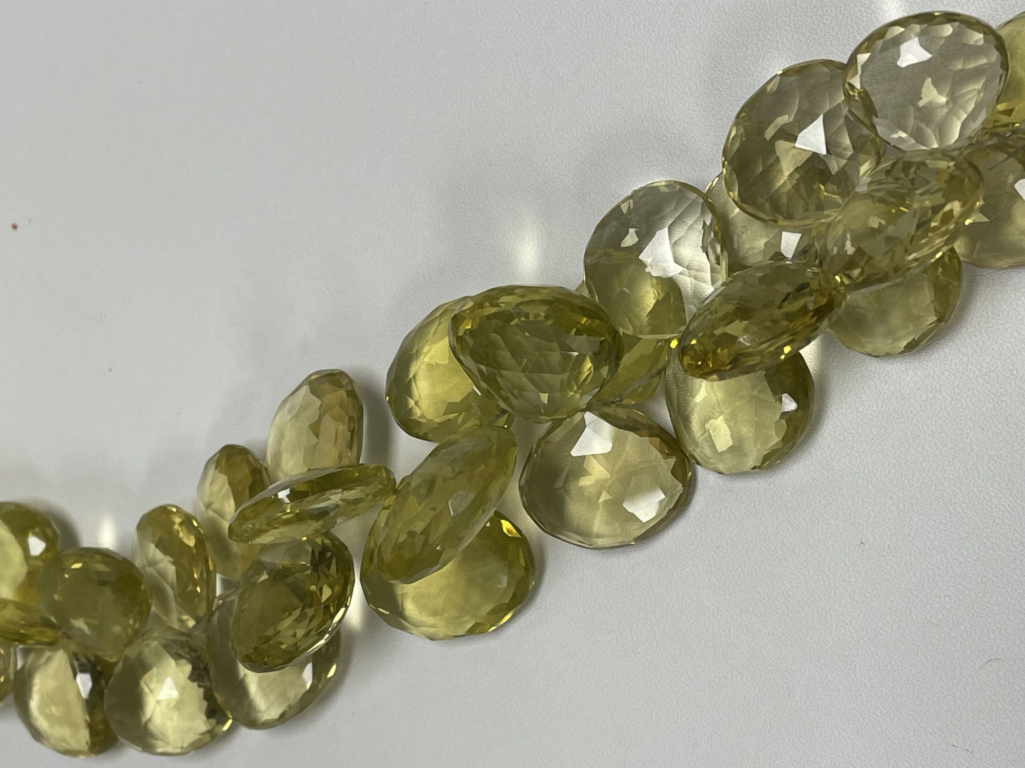 Lemon Quartz Heart Faceted