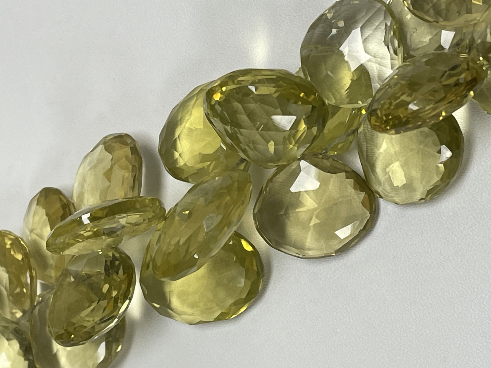 Lemon Quartz Heart Faceted