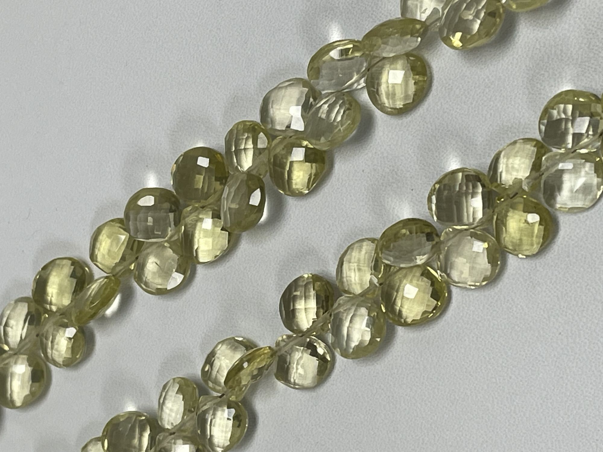Lemon Quartz Heart Faceted