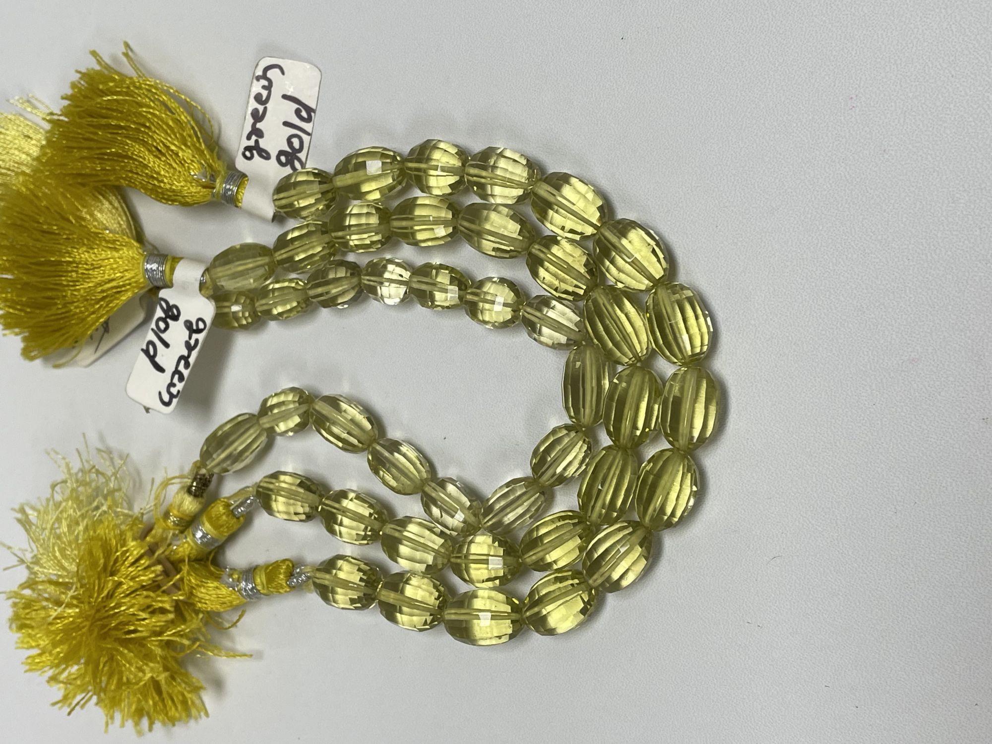 Lemon Quartz Oval Faceted