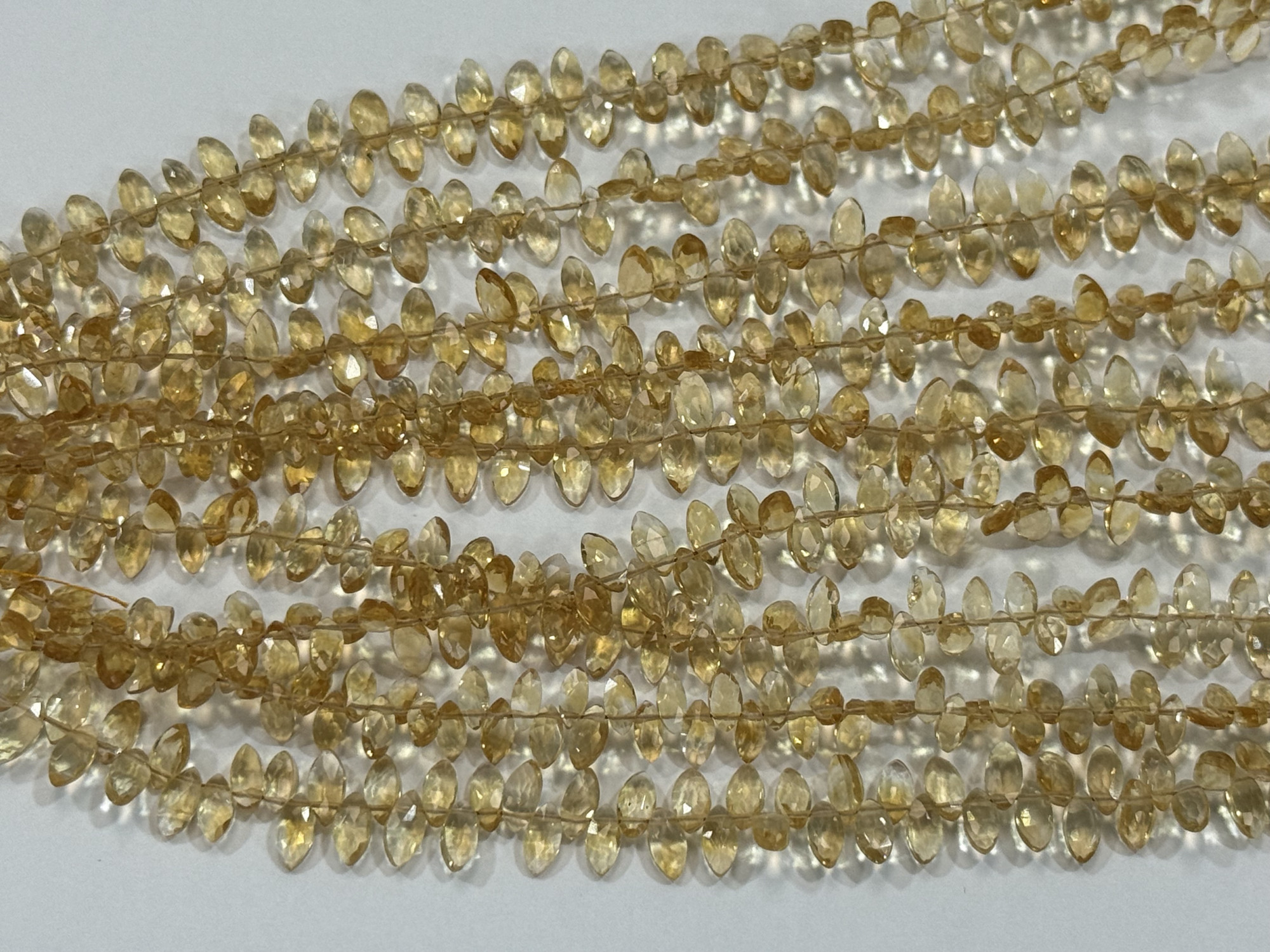 Citrine Marquise Faceted