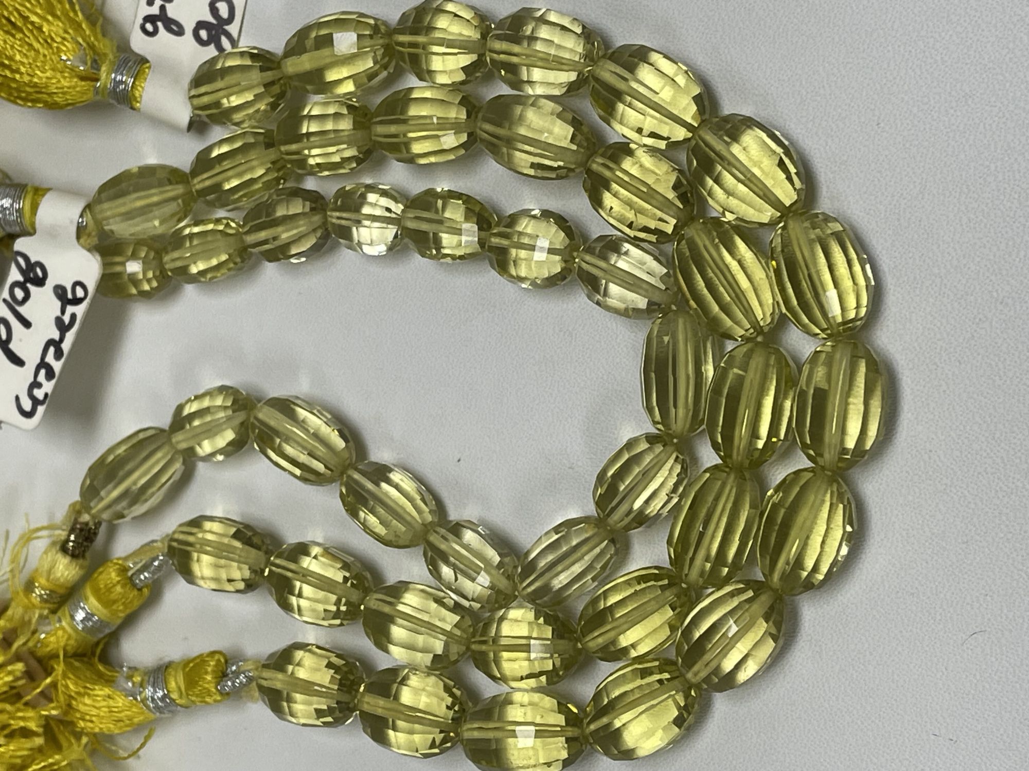 Lemon Quartz Oval Faceted