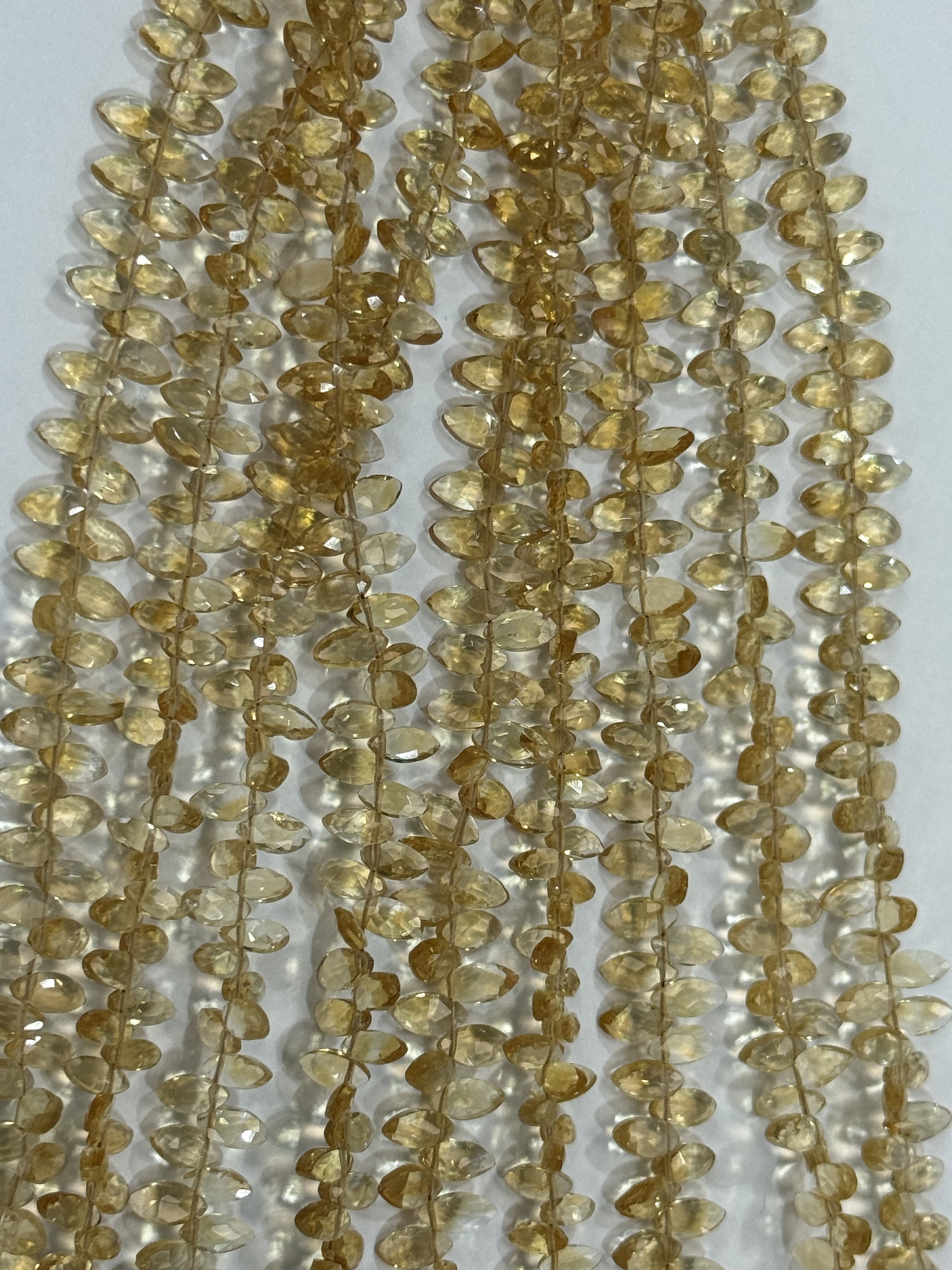 Citrine Marquise Faceted