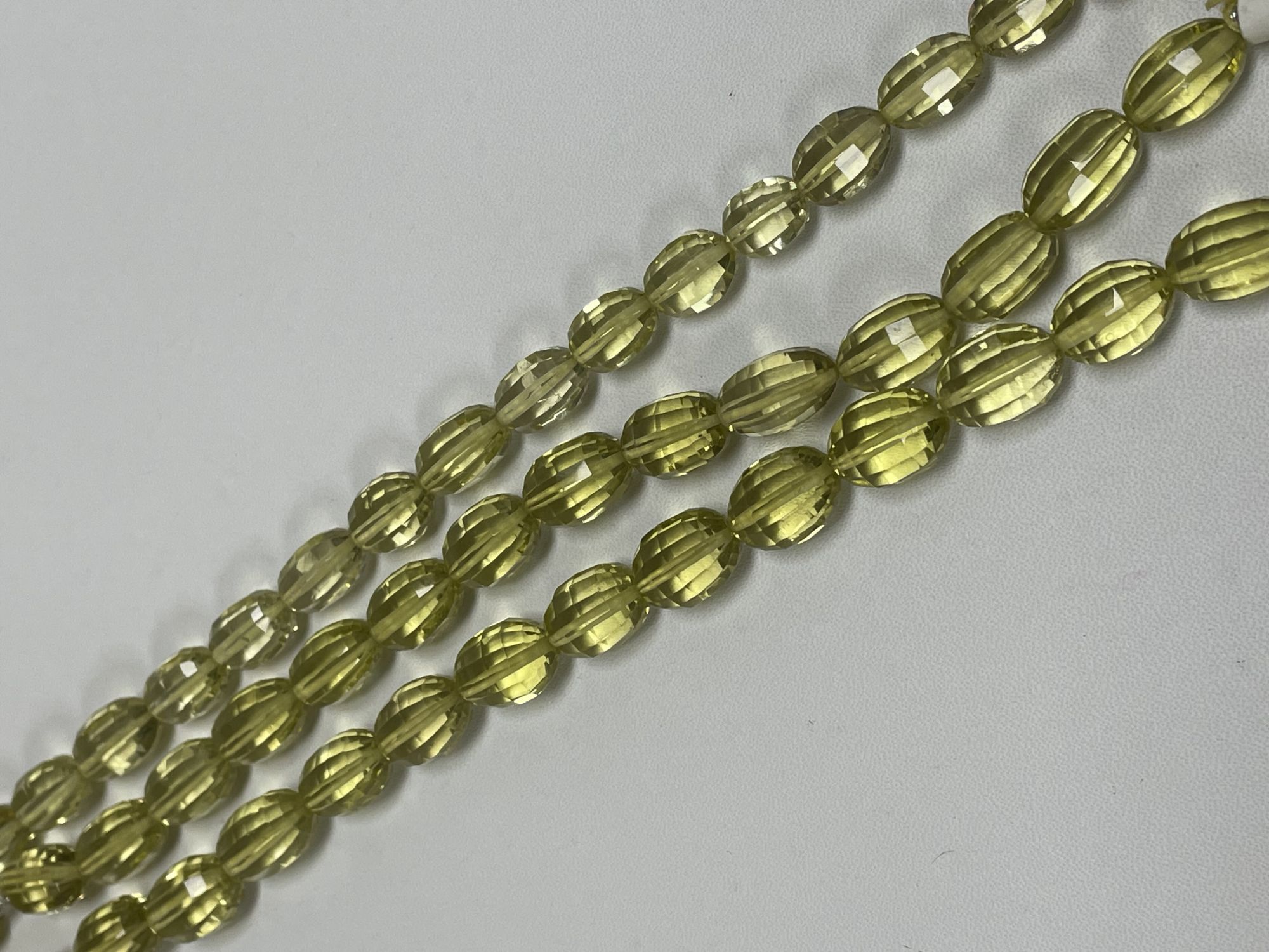 Lemon Quartz Oval Faceted