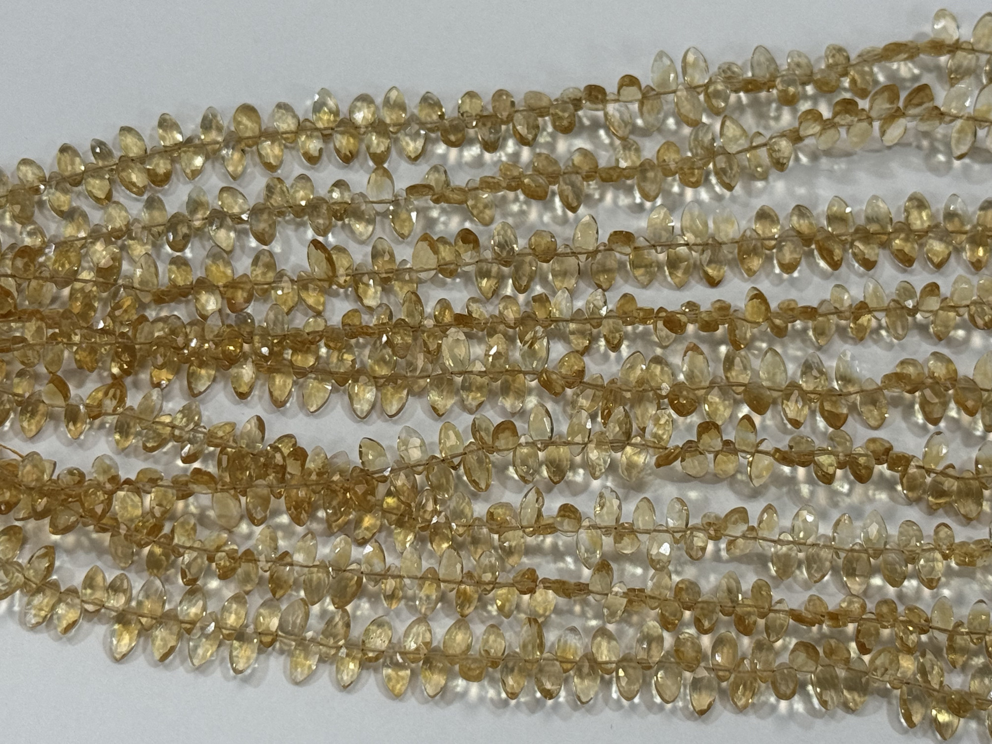 Citrine Marquise Faceted