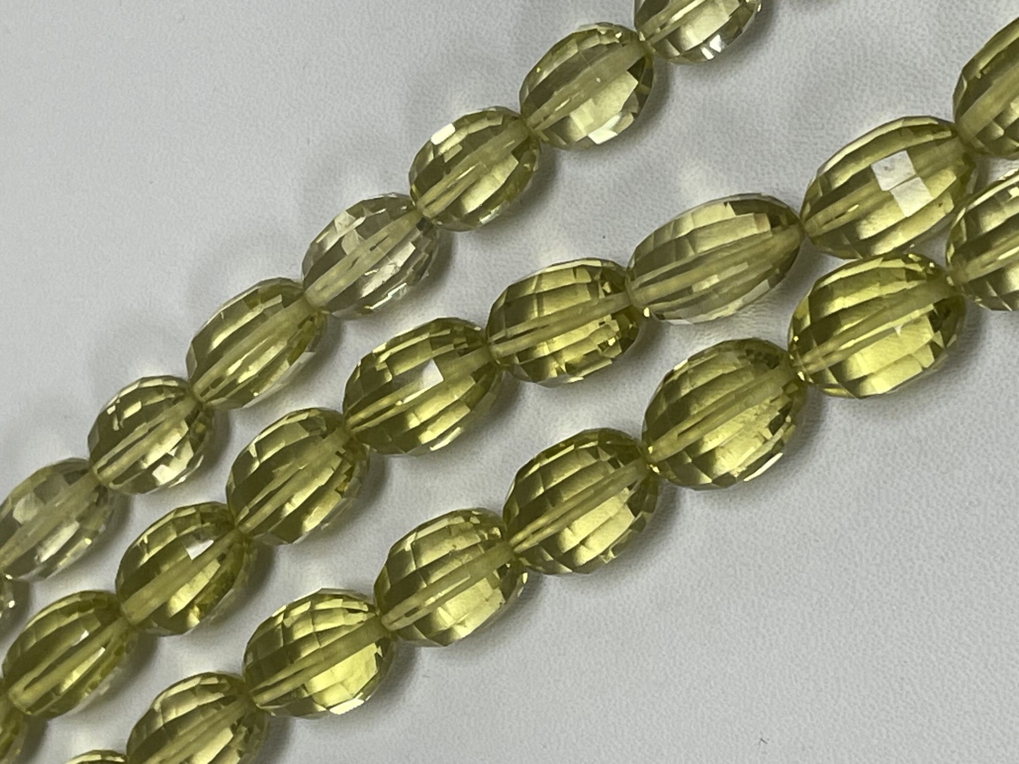 Lemon Quartz Oval Faceted