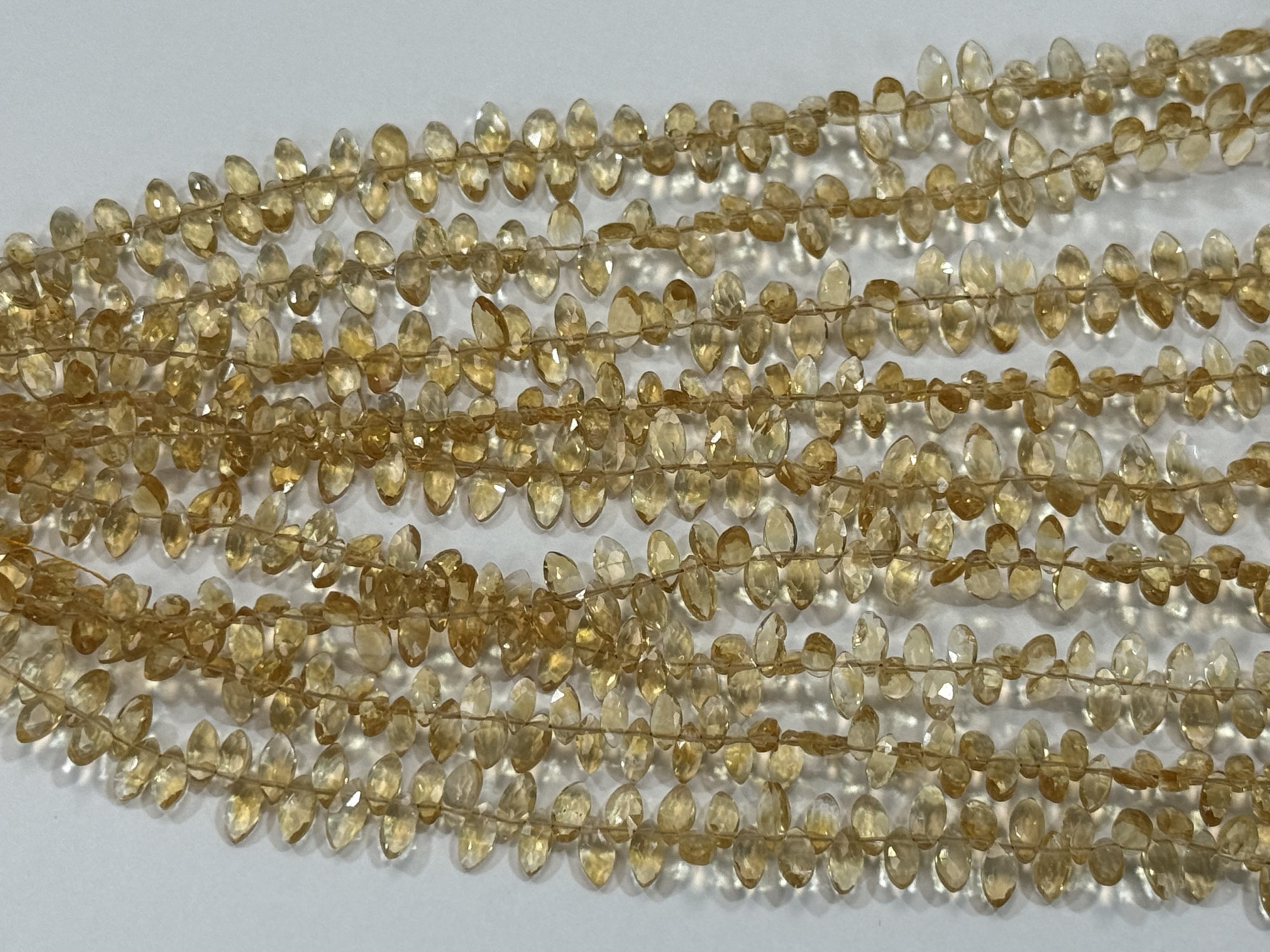 Citrine Marquise Faceted