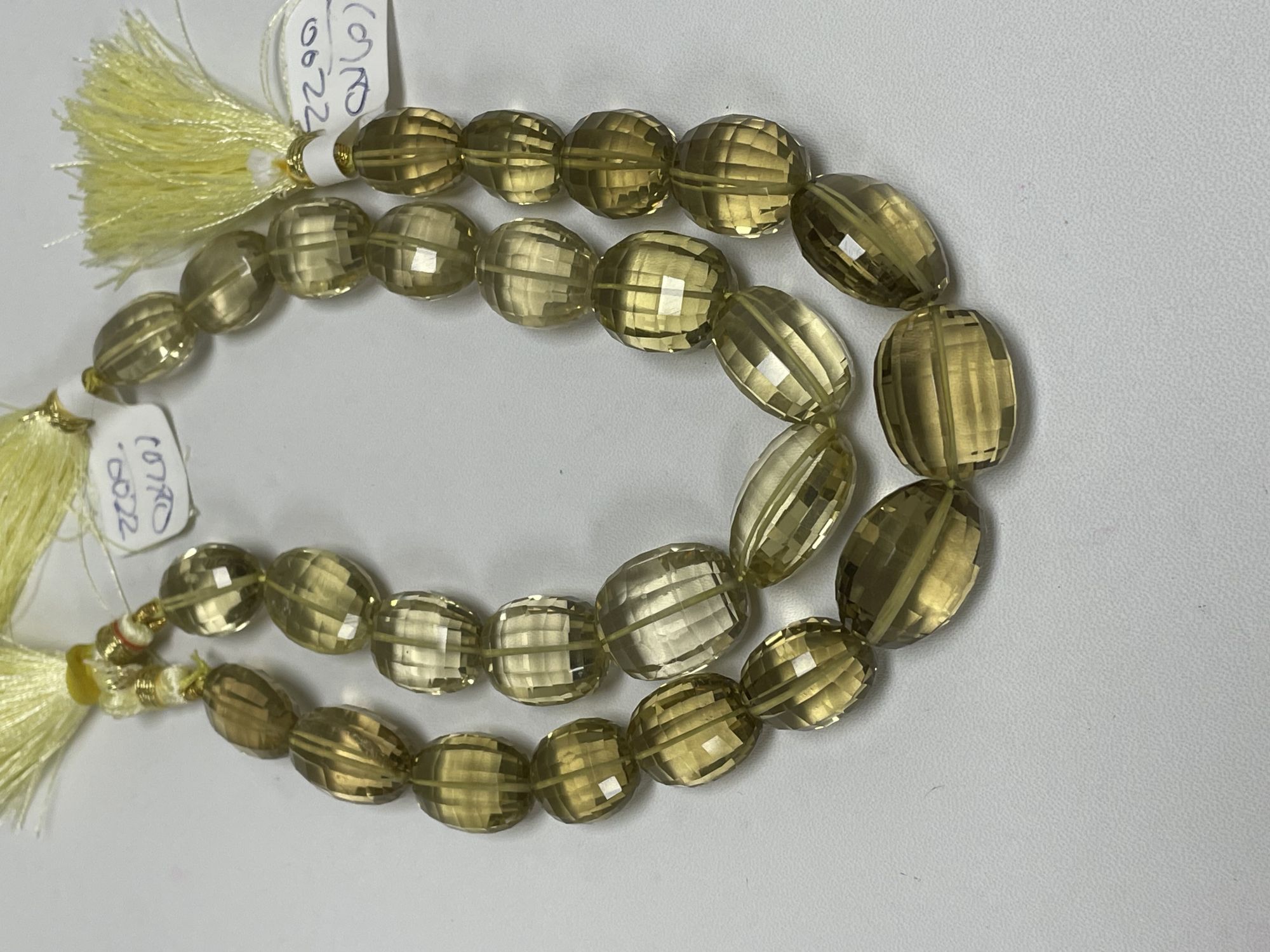 Lemon Quartz Oval Faceted