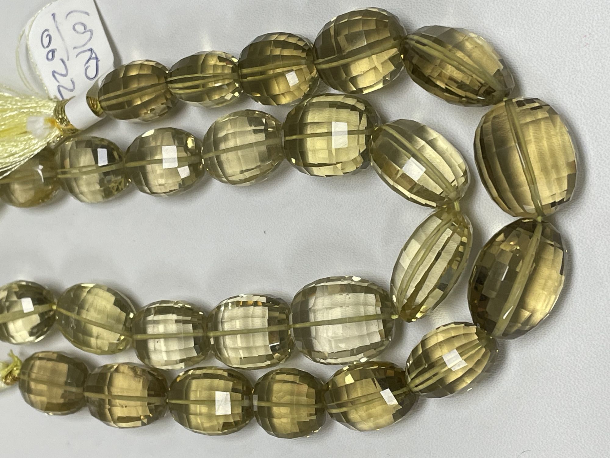 Lemon Quartz Oval Faceted