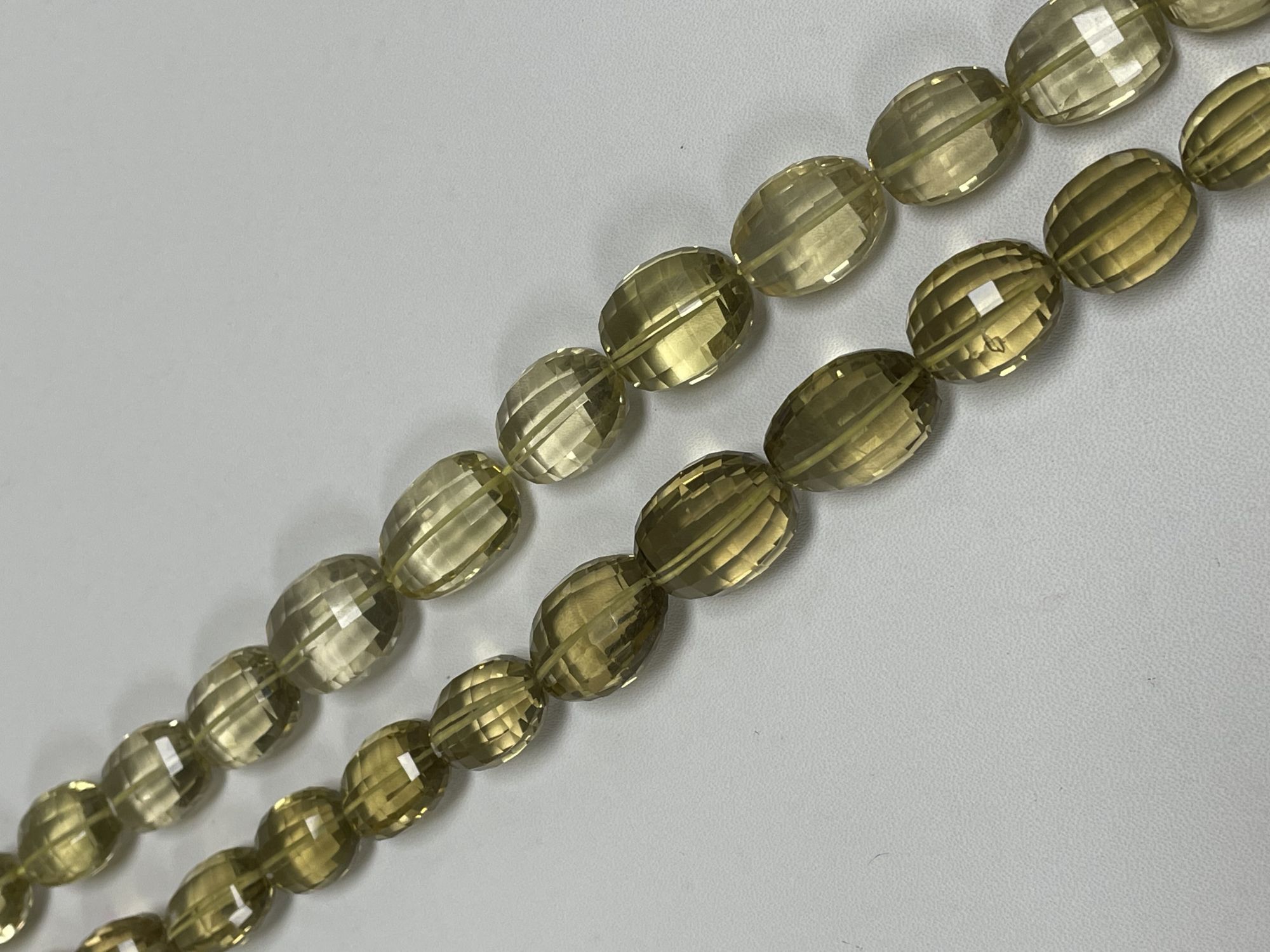 Lemon Quartz Oval Faceted