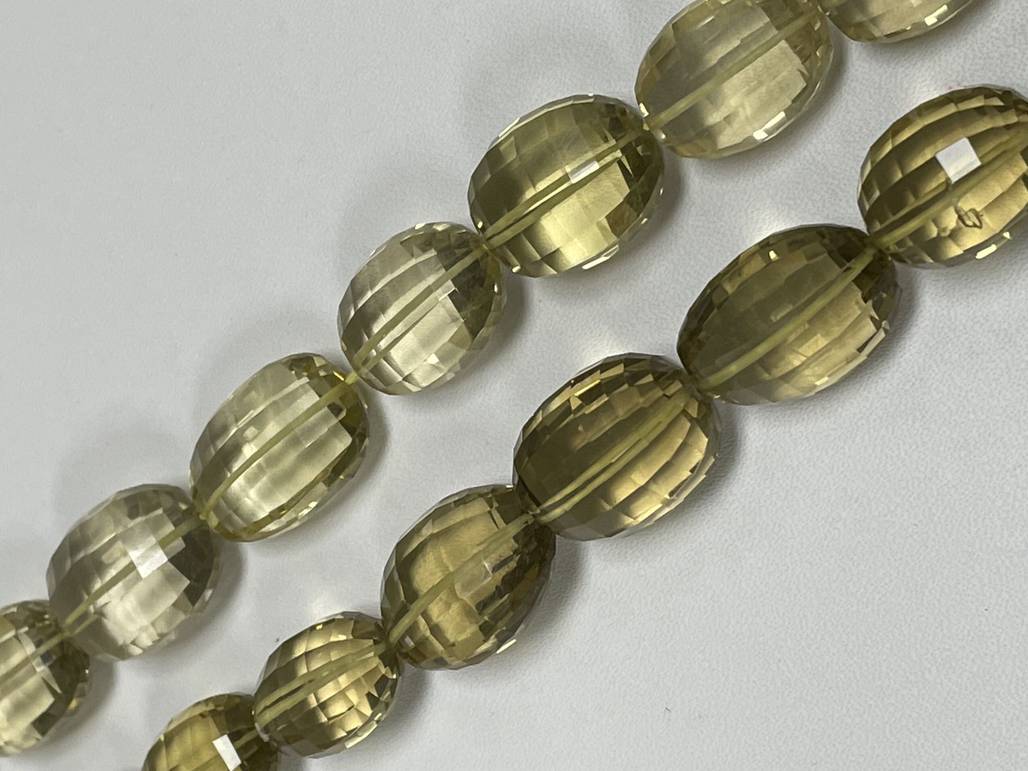 Lemon Quartz Oval Faceted