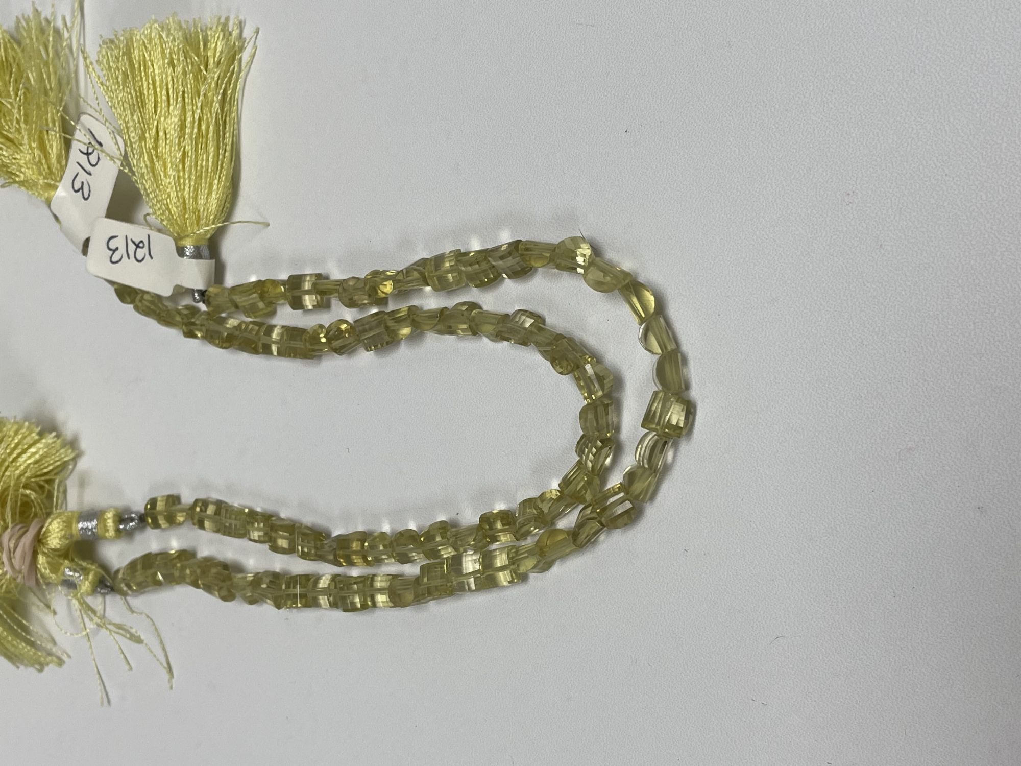 Lemon Quartz Funky Cut Faceted