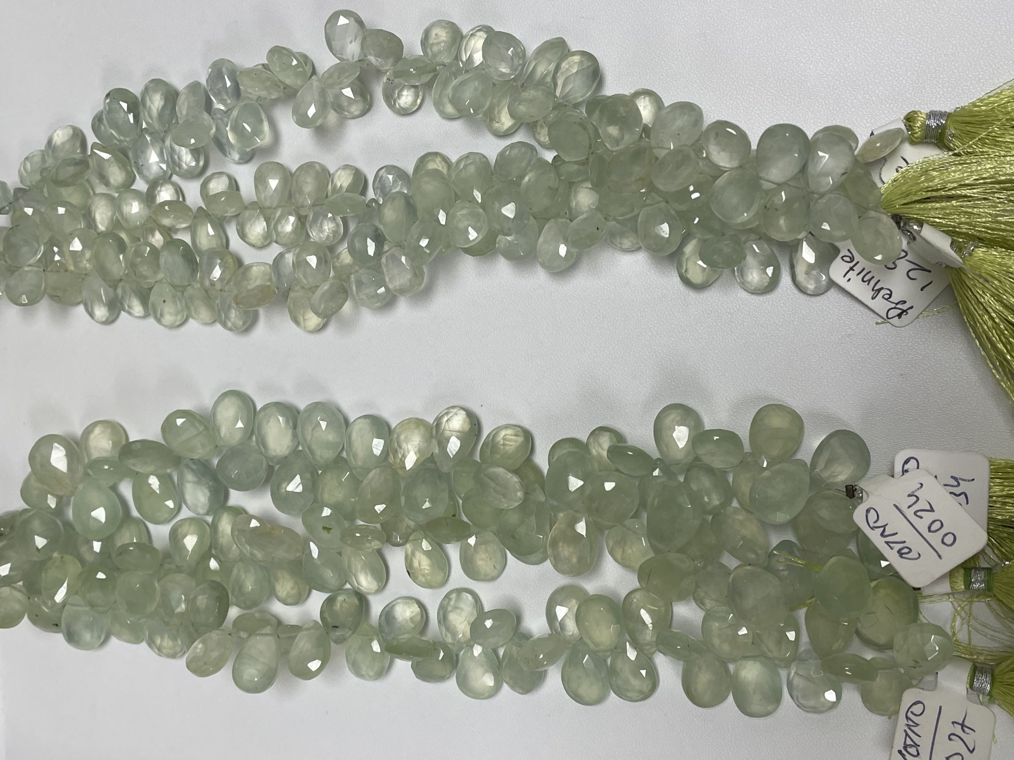 Prehnite Pear Faceted