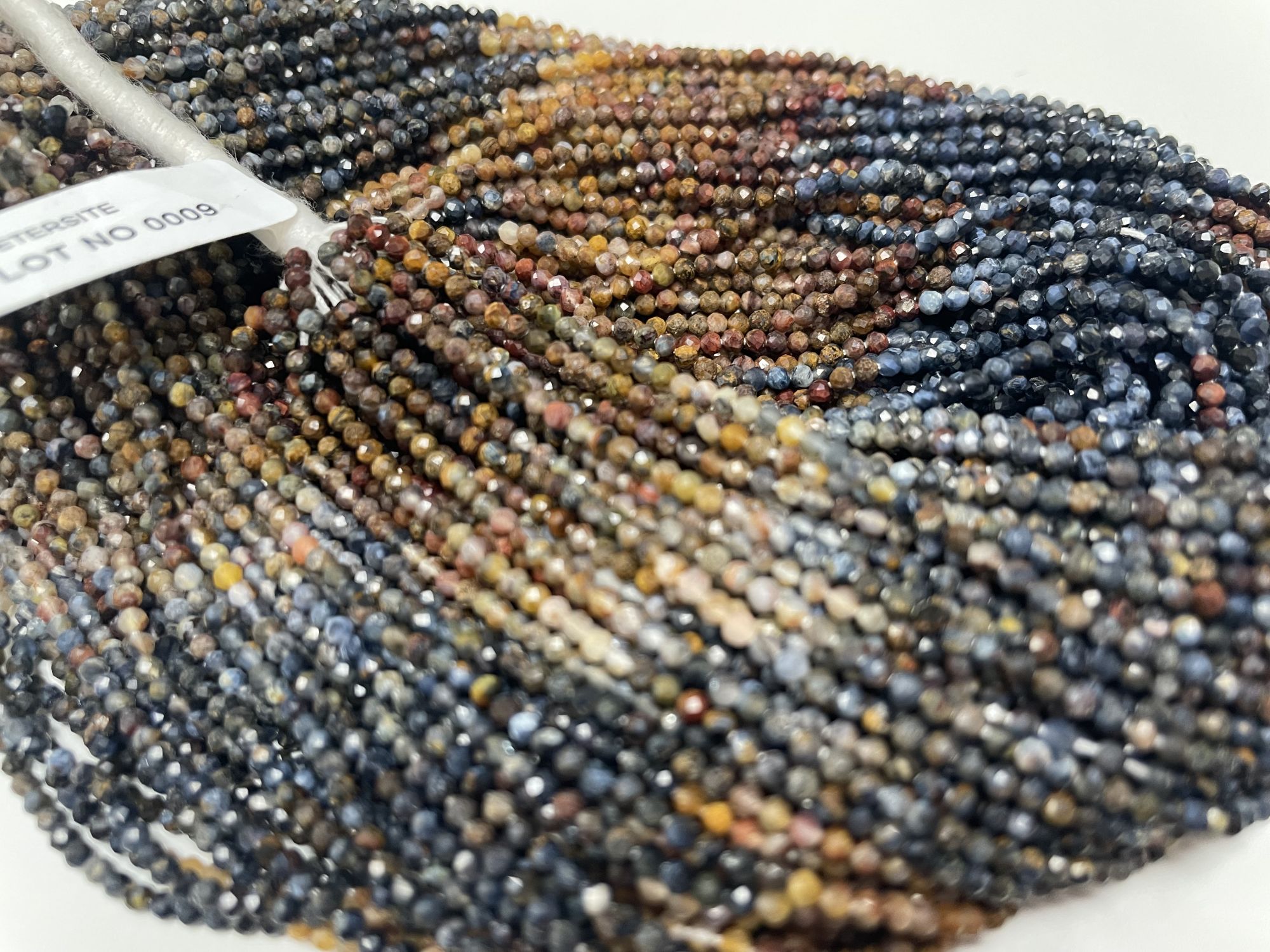 Pietersite Rondelle Faceted