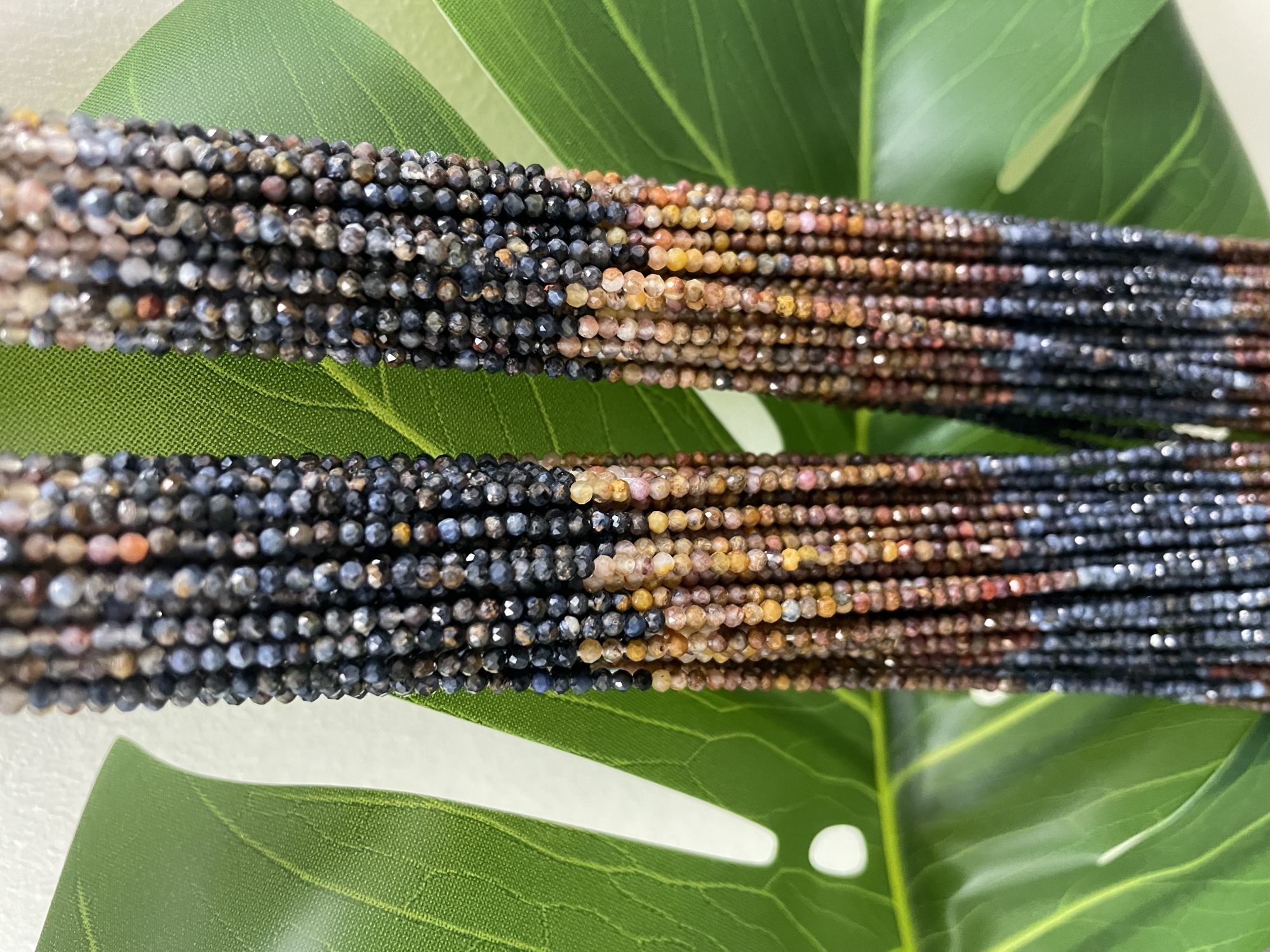 Pietersite Rondelle Faceted