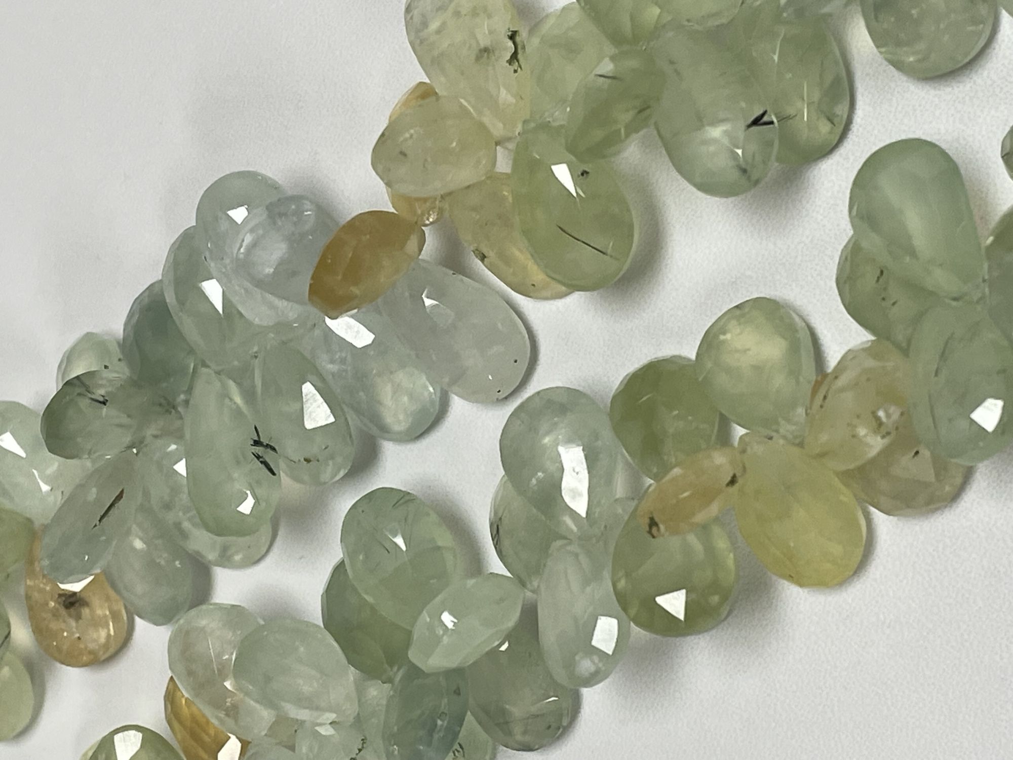 Prehnite Pear Faceted